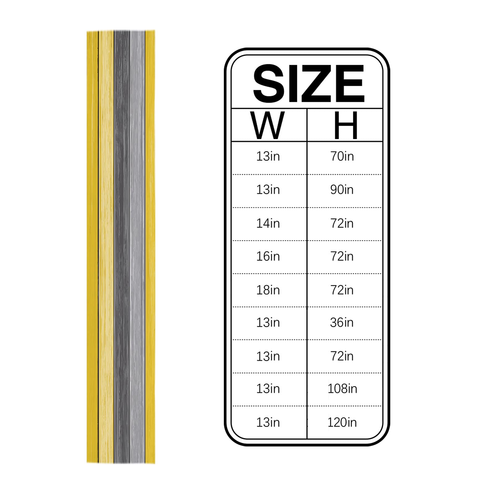 108 Inch Rustic Barn Wood Table Runner - Yellow Brown Farmhouse Decorative Cover for Dining & Coffee Tables | Perfect for Holiday Parties, Weddings & Home Decor