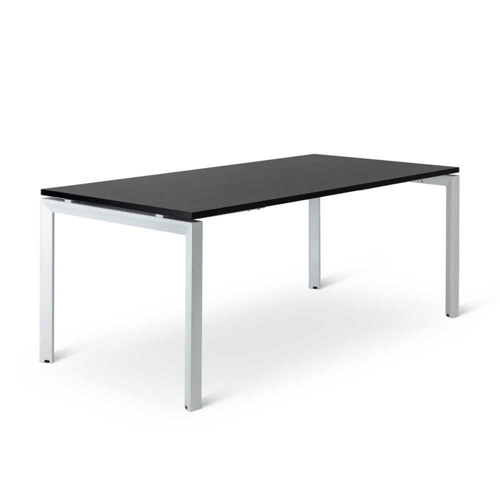 Modern Novah Straight Desk - Minimalist Home Office Desk for Small Spaces, Study & Work - Perfect for Remote Work, Online Classes & Gaming Setup
