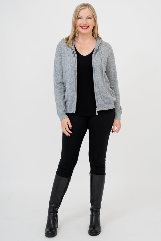 Premium Wool Cashmere Sweater for Women & Men - Soft & Warm Grey Pullover - Perfect for Winter, Fall & Cozy Outfits