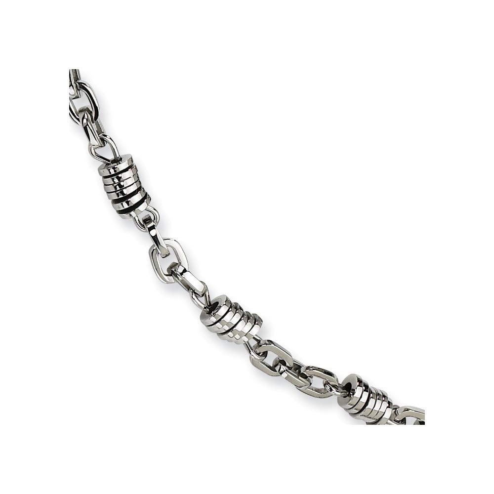 Stainless Steel Polished Lobster Clasp Necklace - 20 Inch Women's Jewelry Gift for Birthday, Anniversary & Special Occasions | Elegant Everyday Wear, Party Accessory & Date Night Outfit Enhancer
