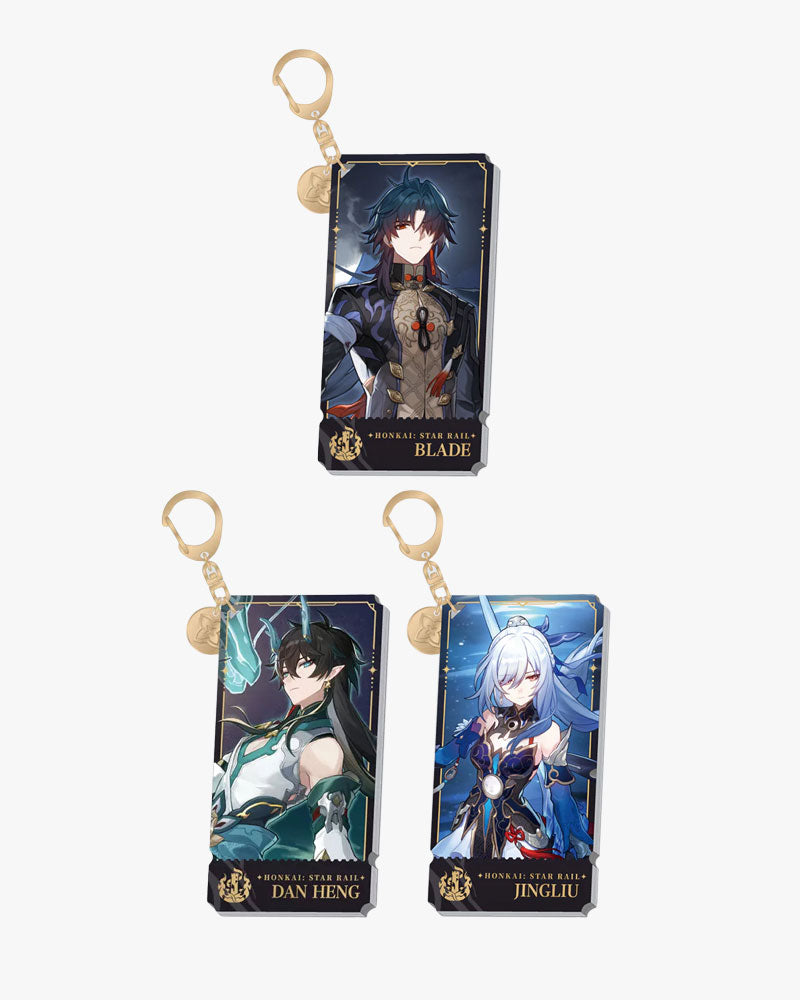 Honkai: Star Rail© The Destruction Path Character Acrylic Keychain - Anime Game Collectible for Backpacks, Keys & Cosplay Accessories