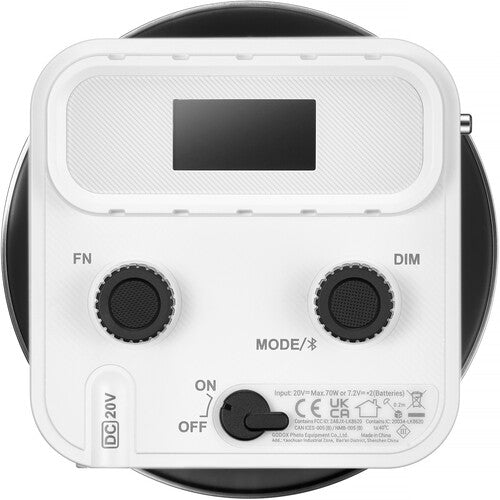 Godox ML60IIBi Bi-Color LED Monolight - 60W Continuous Lighting for Photography, Video & Streaming - Perfect for Studio, YouTube & TikTok Content Creation