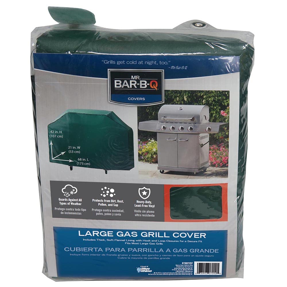 Mr. Bar-B-Q 07002YEF Deluxe Waterproof Gas Grill Cover - Fits 68