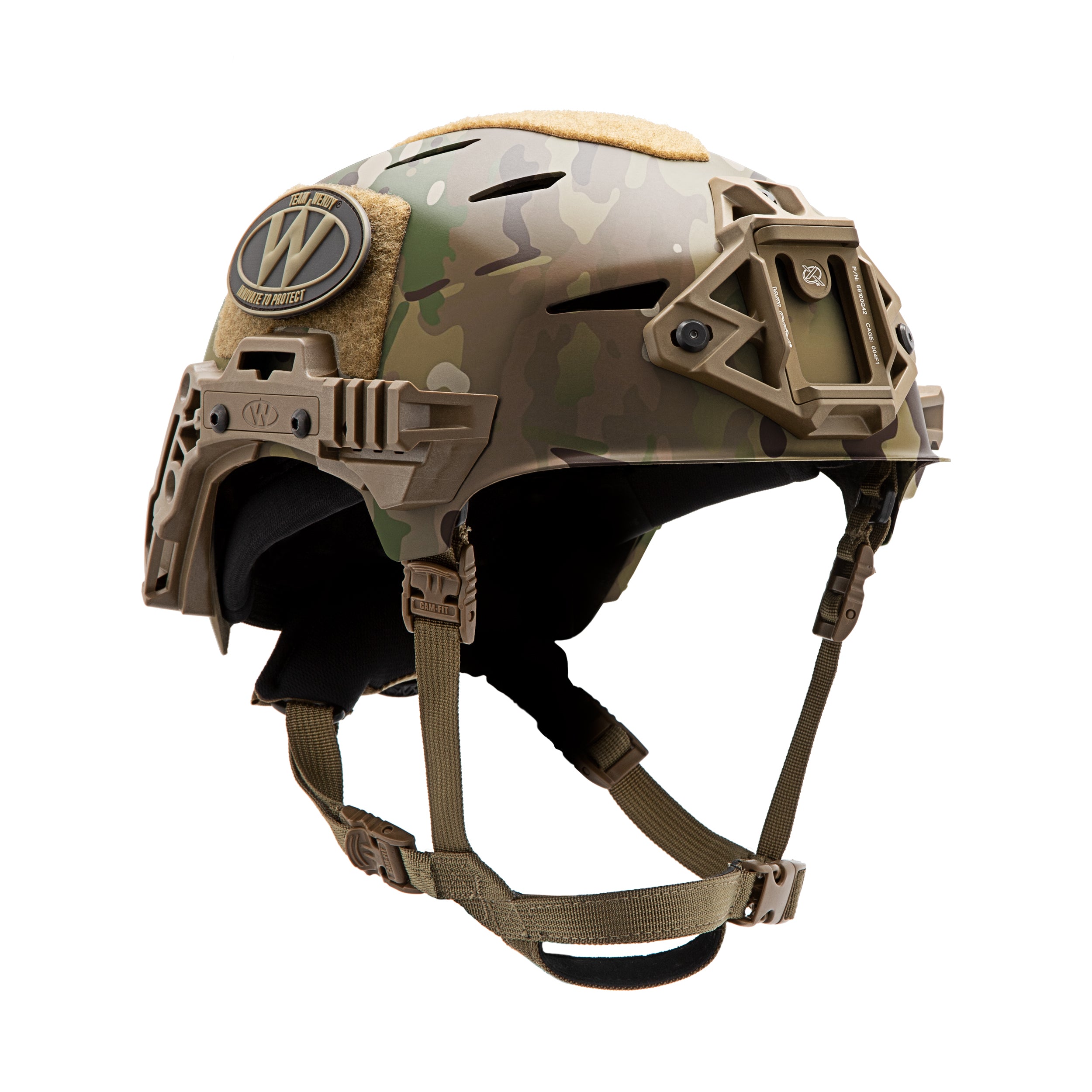 Team Wendy EXFIL Carbon Bump Helmet with Exfil Rail 3.0 - Tactical Military & Airsoft Helmet for Outdoor Sports, Shooting & Safety Protection