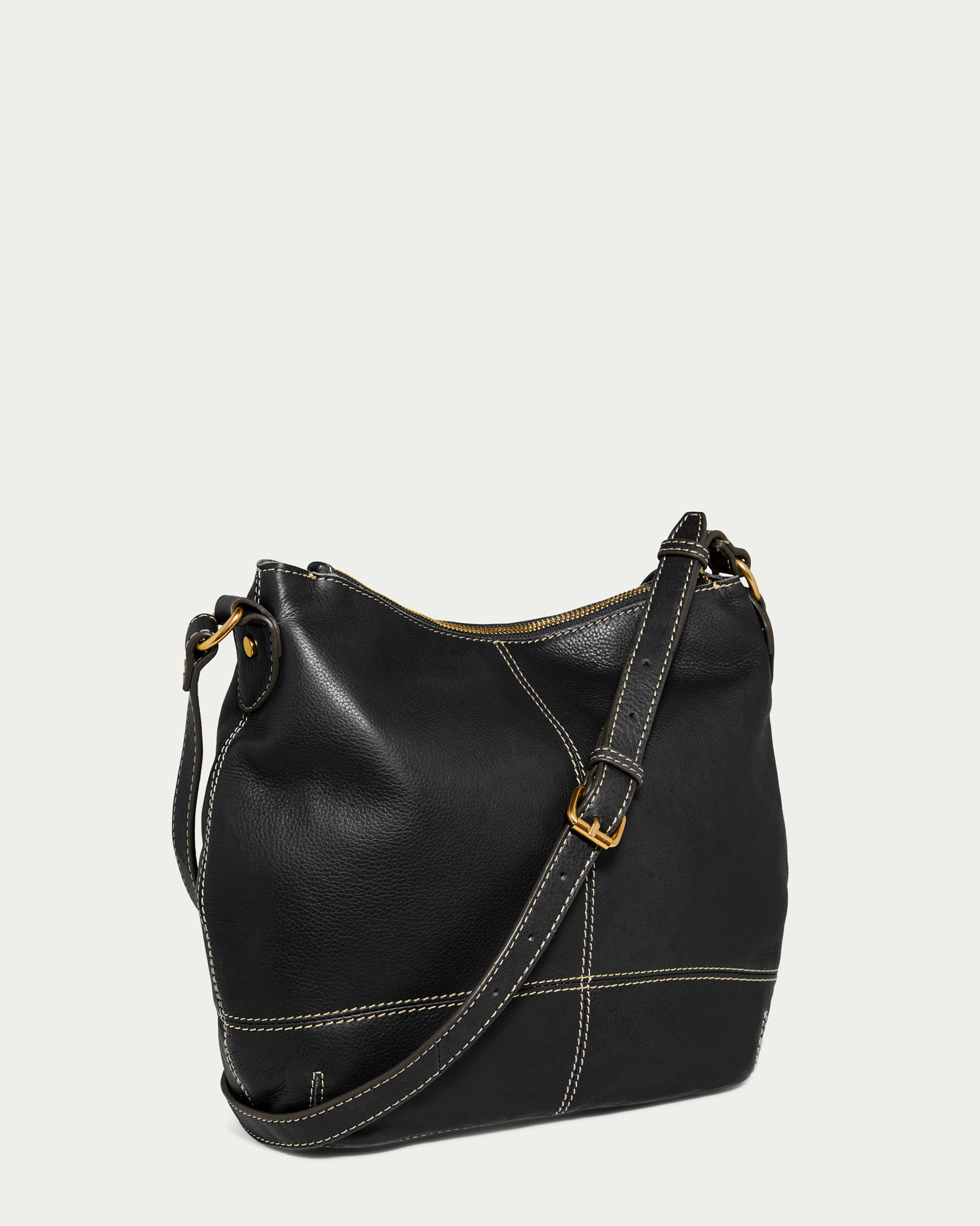 Beech Double Entry Crossbody Bag for Women - Stylish & Functional Leather Shoulder Purse - Perfect for Work, Travel & Everyday Use