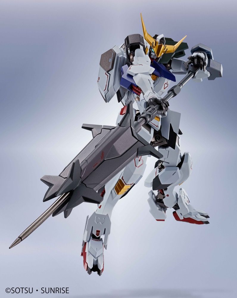Bandai Metal Robot Spirits Gundam Iron Blooded Orphans ASW-G-08 Gundam Barbatos (1st-4th Form) Action Figure - High-Quality Collectible Model Kit for Anime Fans & Display | Perfect for Home Decor, Office Display & Gundam Collections