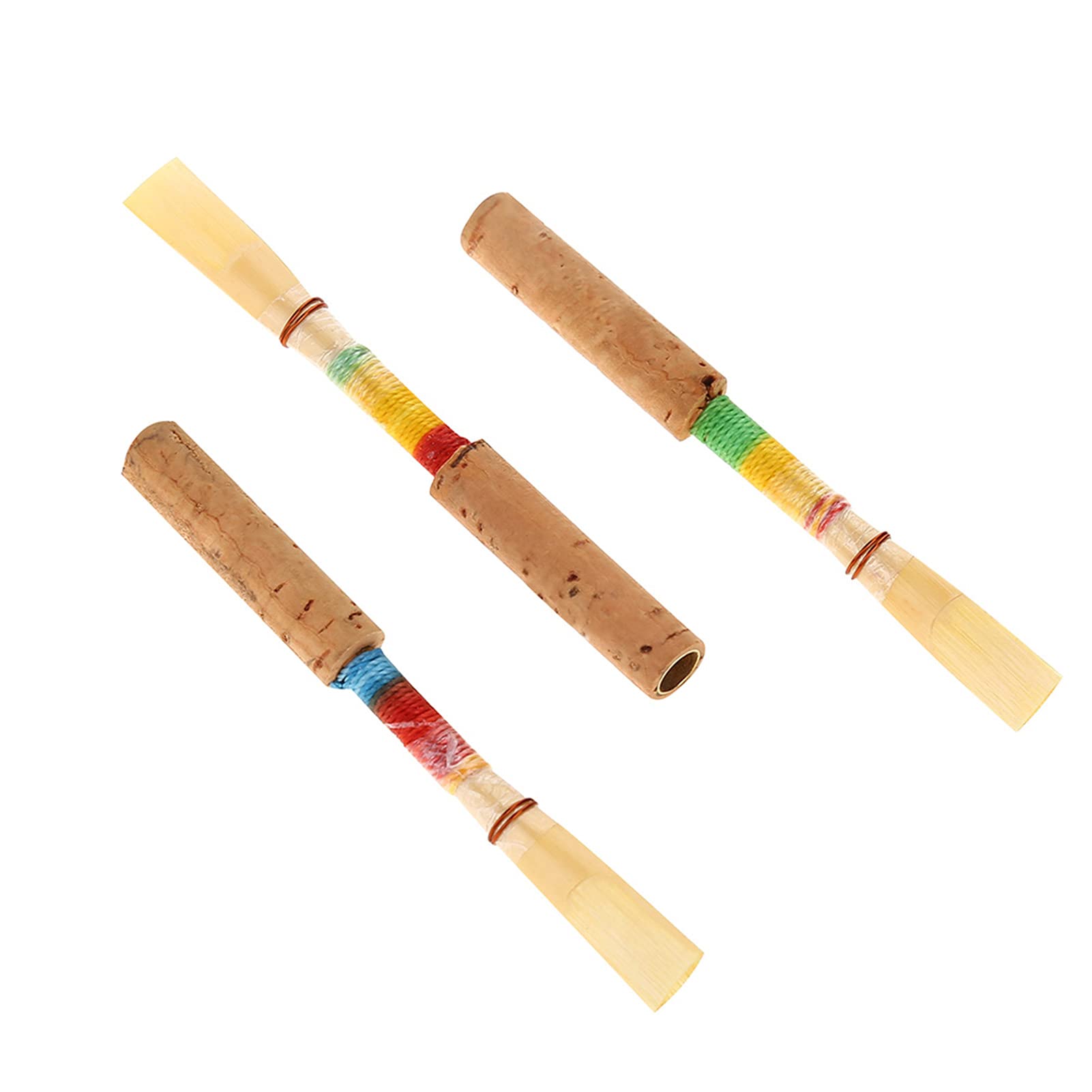 4Pcs Medium Soft Oboe Reeds - Synthetic Student Reeds for Wind Instruments with Plastic Storage Case - Perfect for Beginners & Practice Sessions