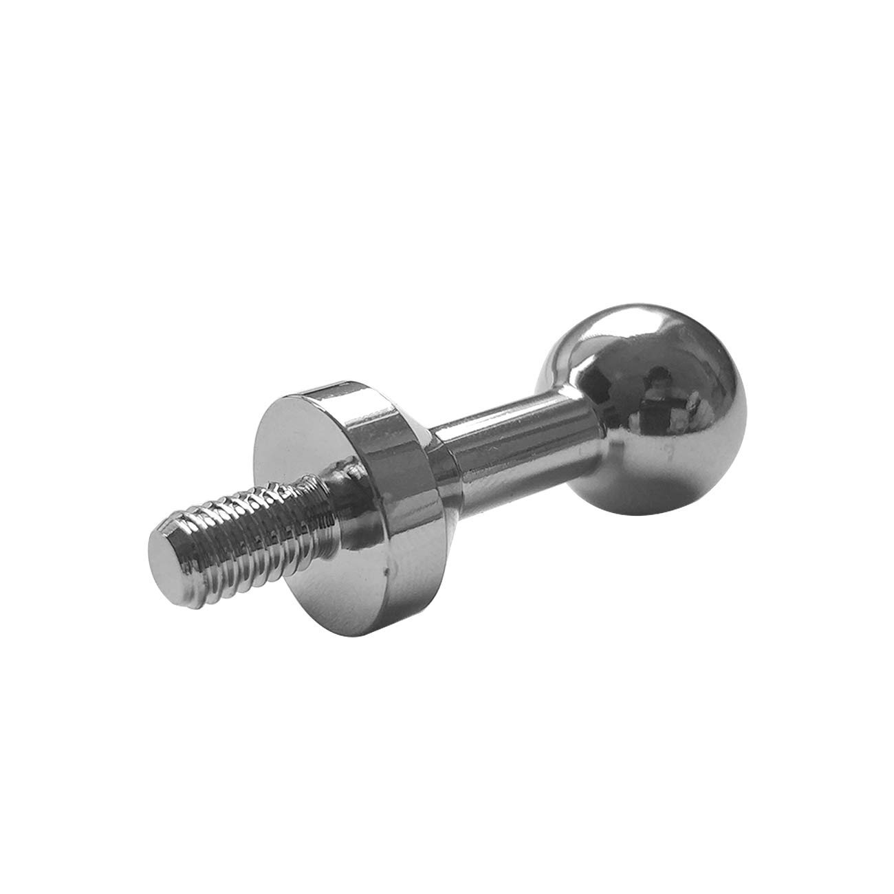 Motorcycle Flag Pole Topper Screw (1 Pair, Silver) - for Bike Flags & Accessories