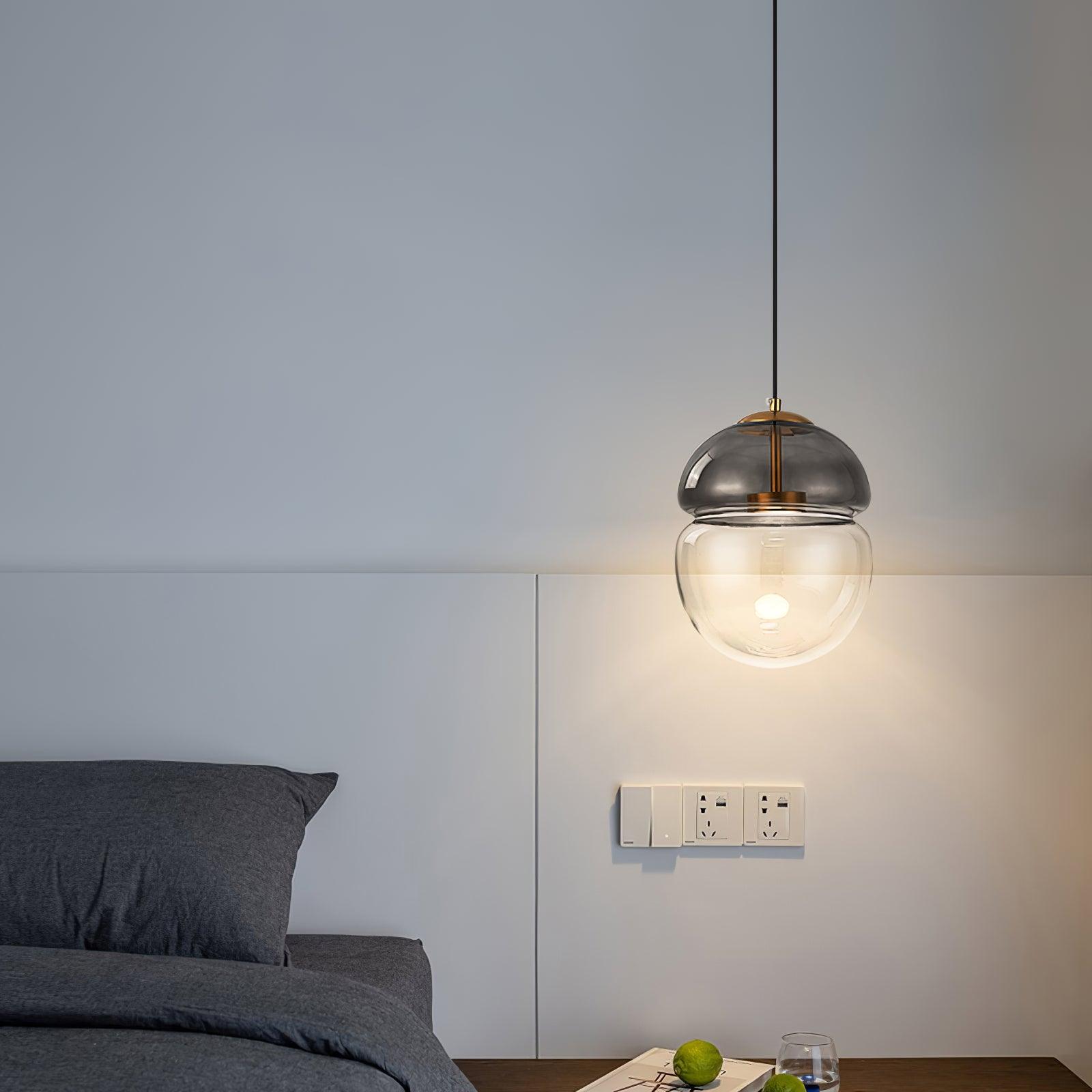 Modern Metro Dome Pendant Light - Industrial Style Ceiling Fixture for Kitchen Island, Dining Room & Living Room Lighting