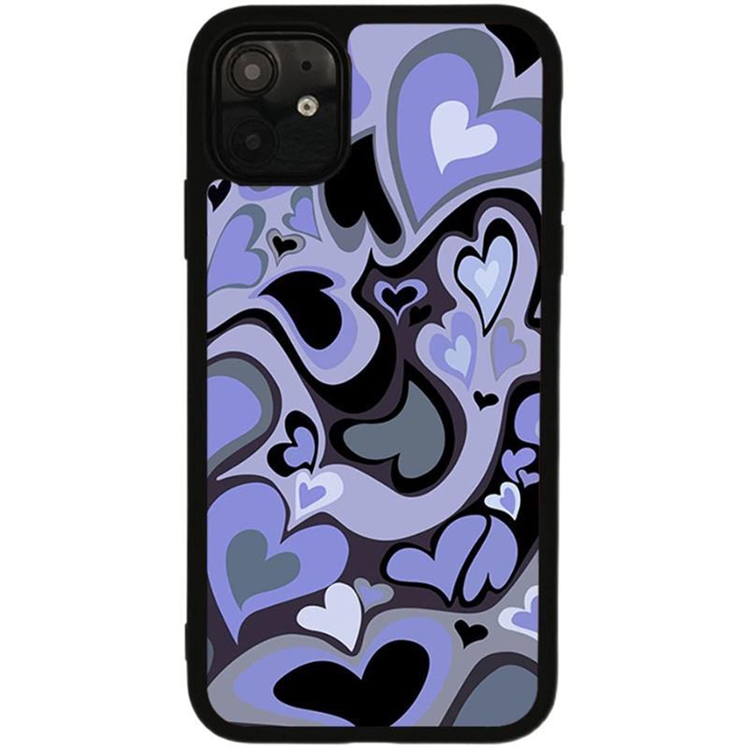 Aesthetic Purple Heart iPhone 11 Pro Case - Cute Protective Phone Cover for Women | Perfect for Daily Use, Travel & Gift Giving
