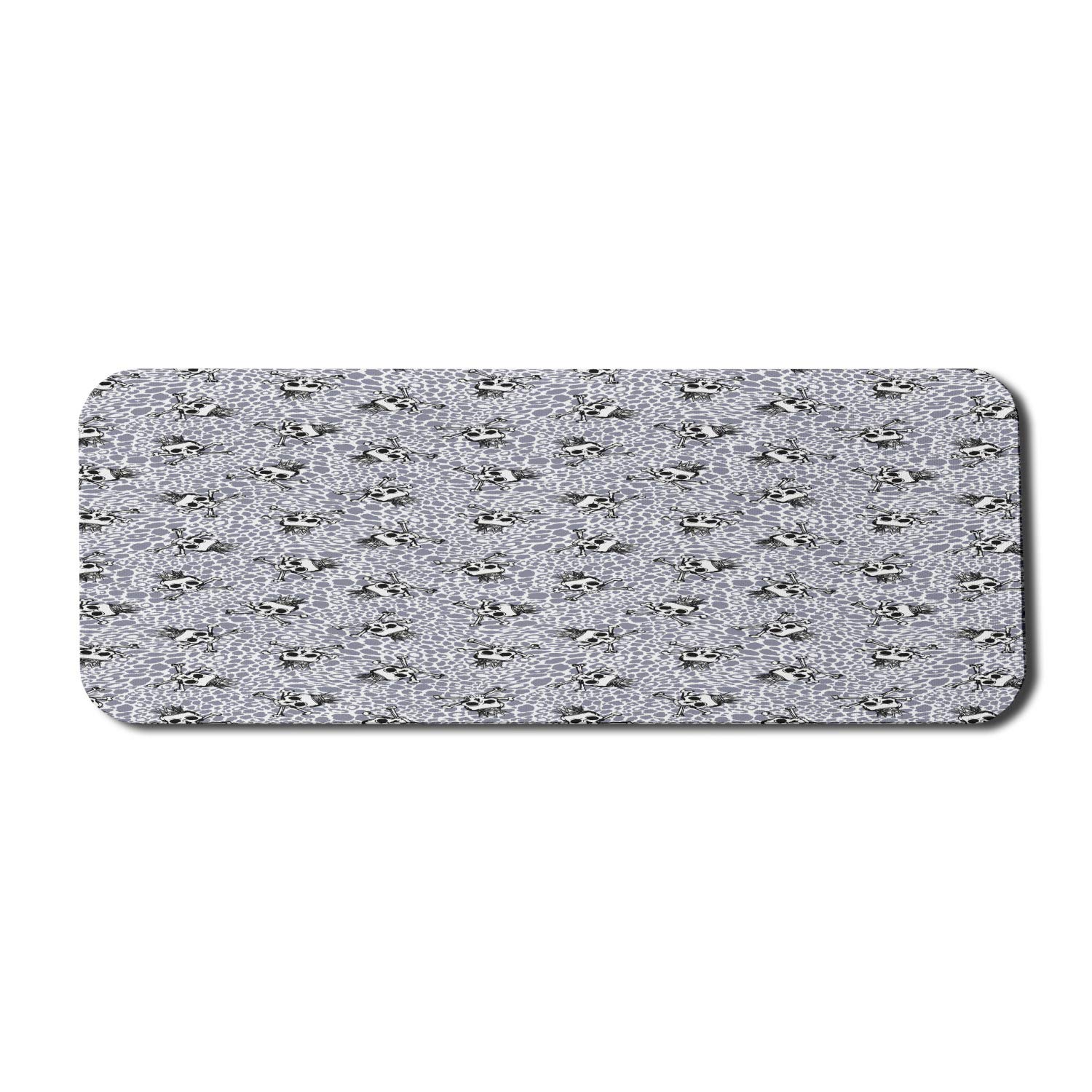 Ambesonne Skull Gaming Mouse Pad - Non-Slip Rubber Base, 31