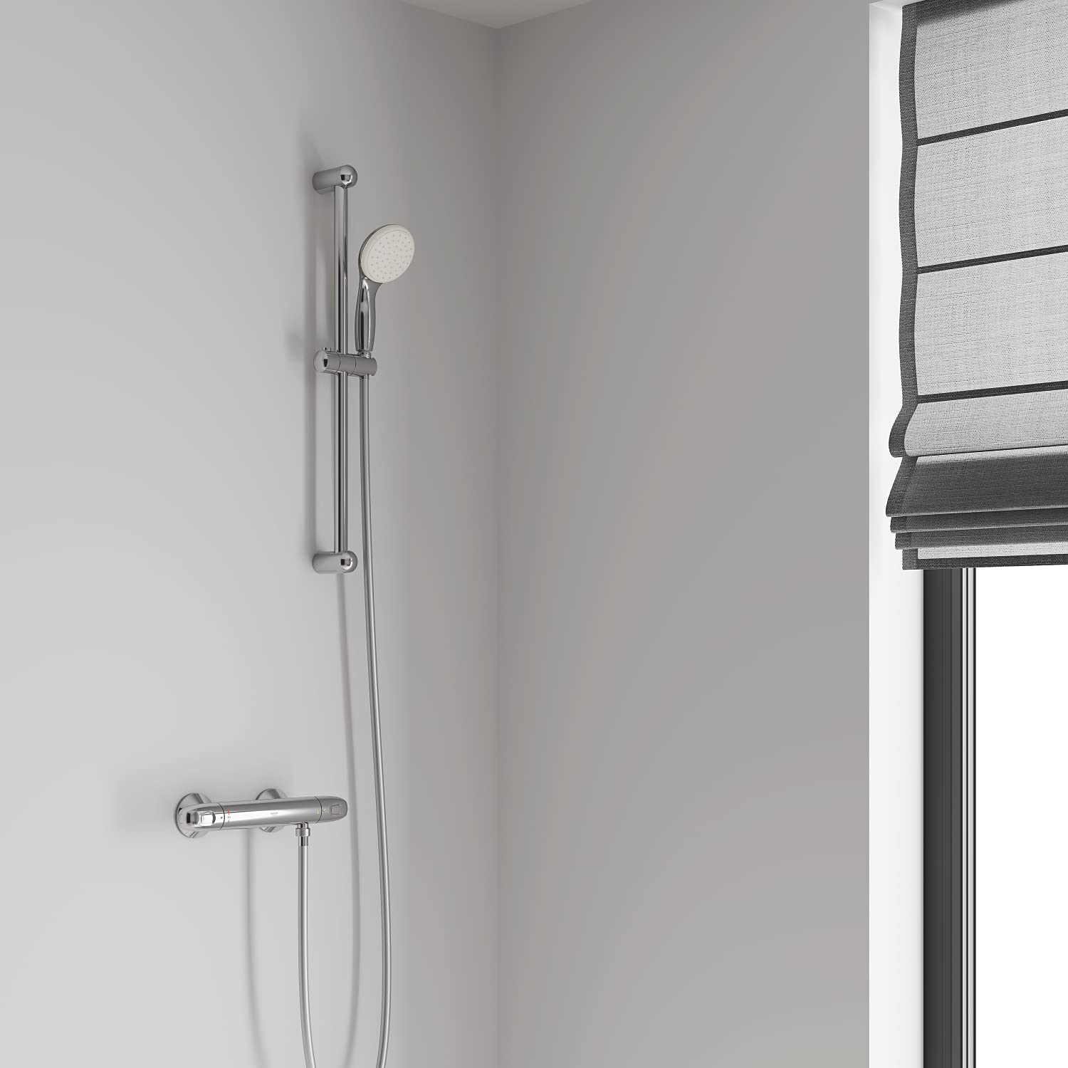 GROHE 34146003 Grohtherm 1000 Thermostatic Shower Valve - Temperature Control for Safe & Comfortable Bathing - Perfect for Modern Bathrooms & Spa-Like Showers