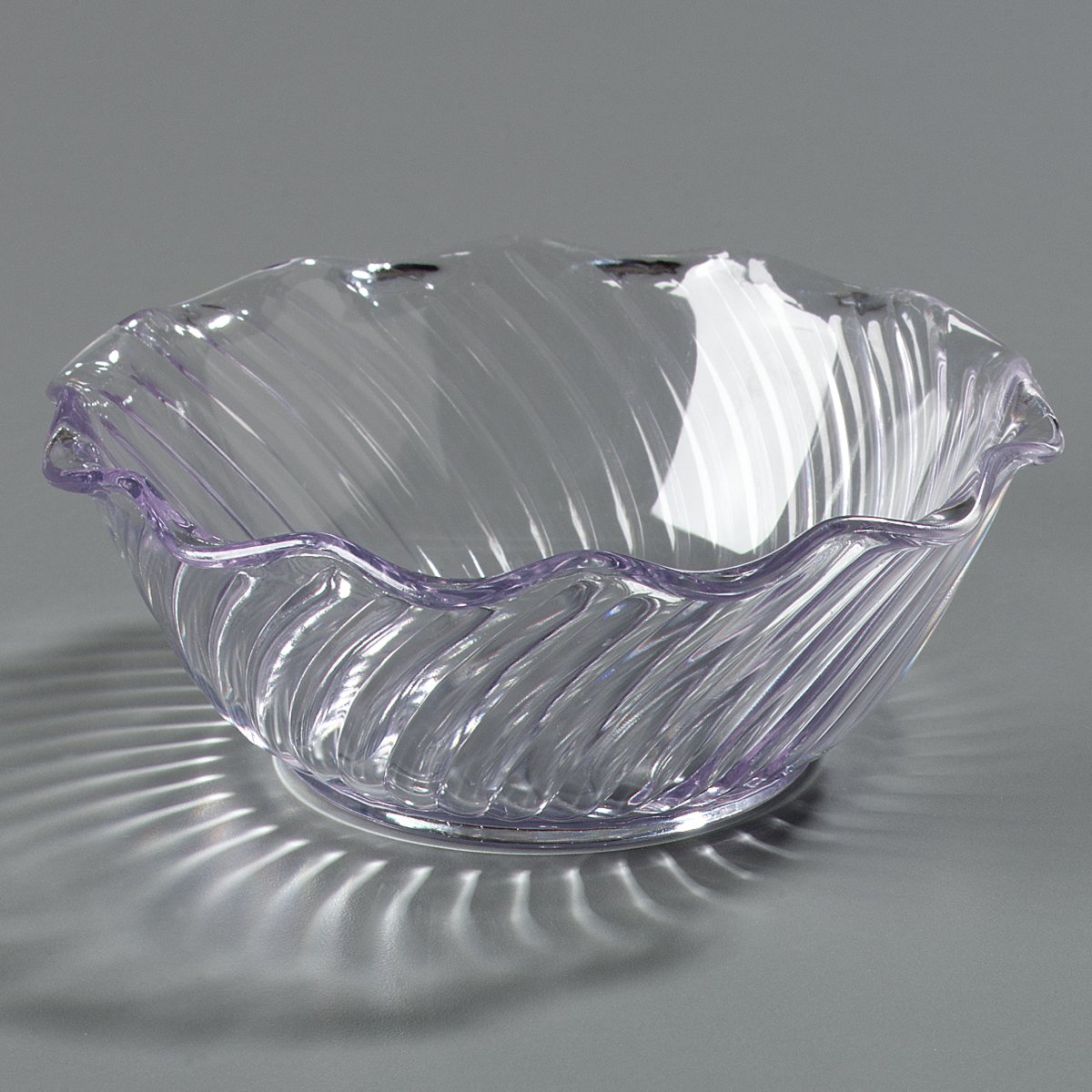 Carlisle 13 oz Clear Plastic Dessert Bowls - Pack of 24 | Durable Disposable Serving Bowls for Ice Cream, Pudding & Party Snacks | BPA-Free Food Safe Containers for Catering, Restaurants & Home Use