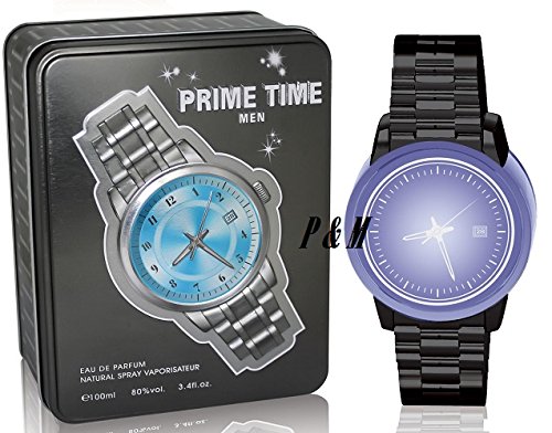 Prime Time Blue Cologne for Men - 3.4 oz / 100 ml Eau de Parfum Spray | Long-Lasting Fragrance for Date Night & Special Occasions