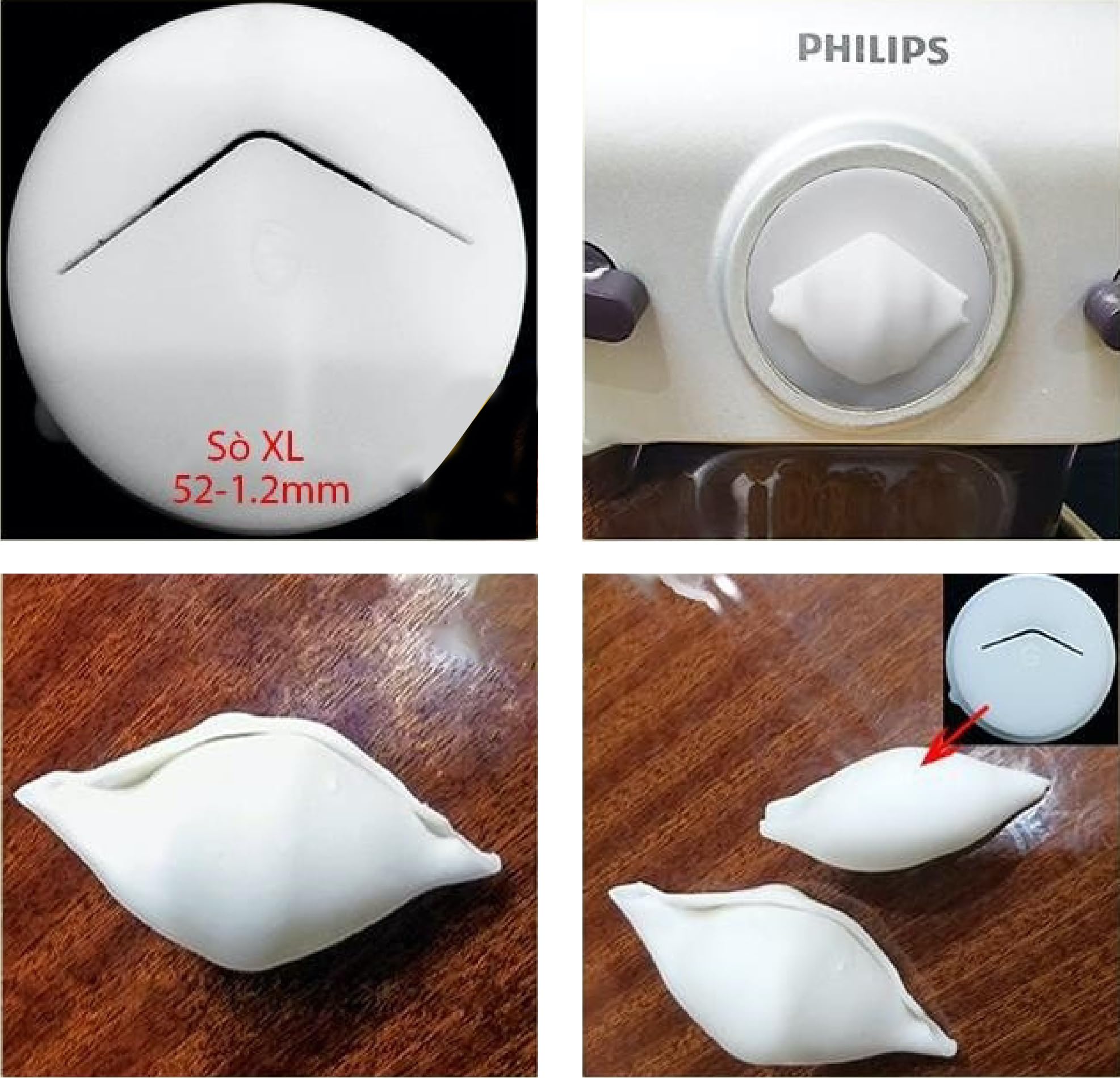 Philips Pasta Maker Shell XL 52-1.2mm Disc Attachment - Compatible with Automatic Soup Shell Pasta Machine | Durable Kitchen Appliance Accessory for Homemade Italian Pasta | Perfect for Family Dinners & Restaurant-Style Dishes