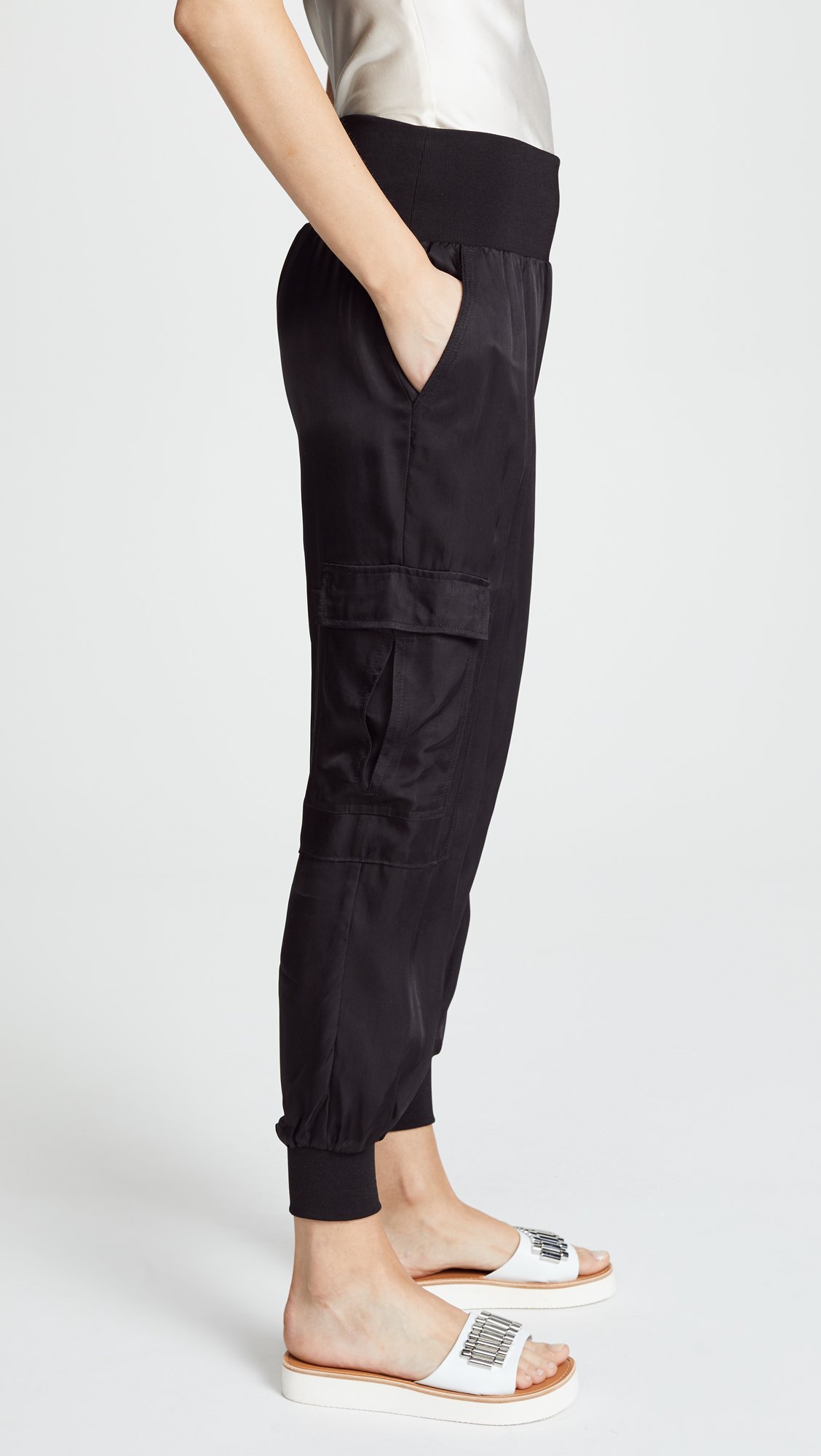 Cinq a Sept Women's Tous Les Jours Giles Pants - High Waisted Wide Leg Trousers for Work, Office & Casual Outfits | Comfortable Stretch Fabric for Everyday Wear