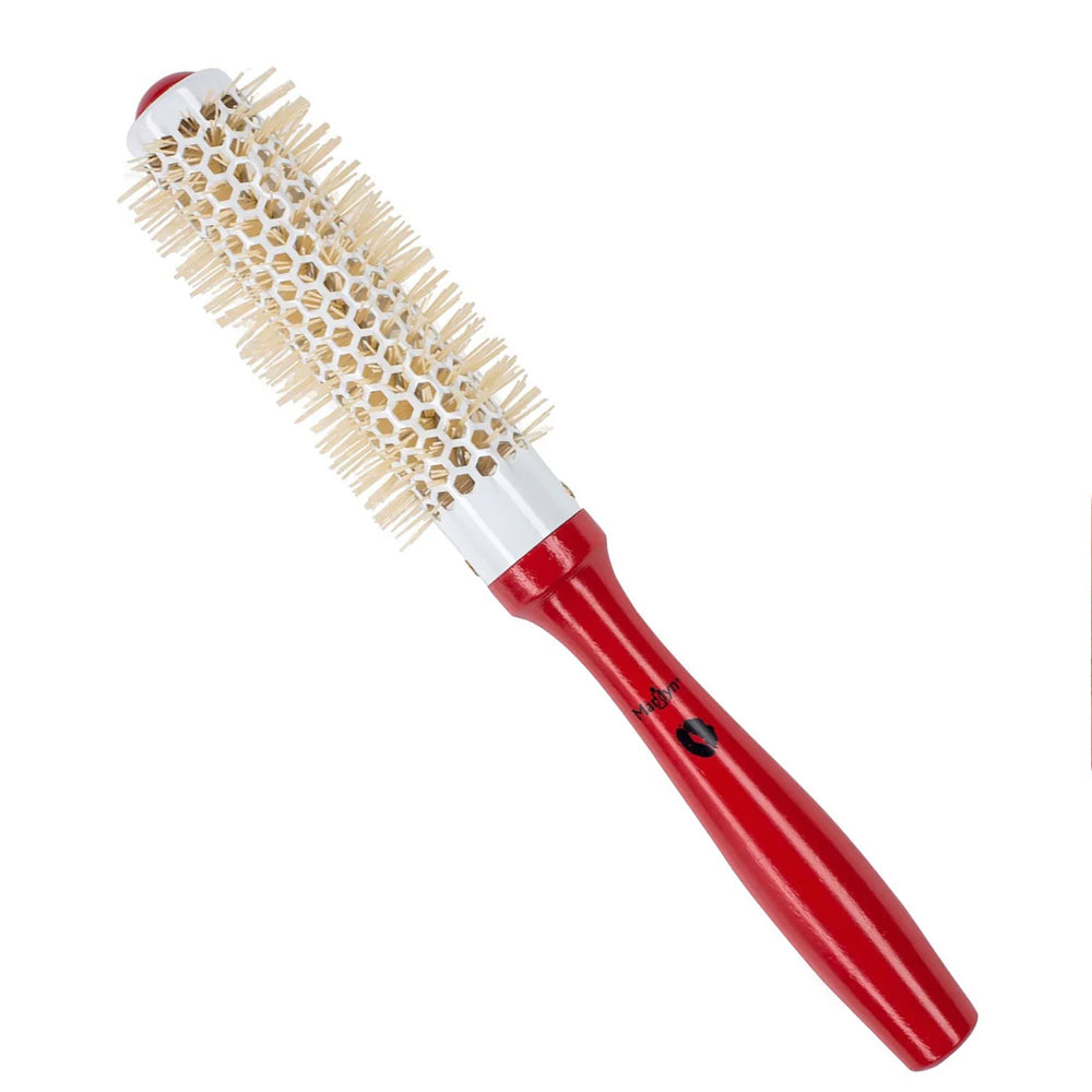 Marilyn Thermal Kiss Round Hair Brush with Ionic Bristles - Professional Styling Tool for Smooth, Shiny & Frizz-Free Hair - Perfect for Blowouts, Curls & Volume Styling at Home or Salon