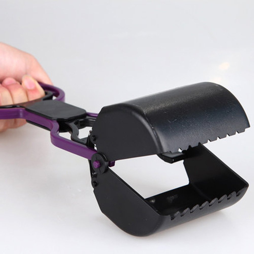 Long Handle Dog Poop Scooper - Durable Stainless Steel Pet Waste Cleanup Tool for Dogs, Cats - Perfect for Backyard, Park, and Outdoor Use