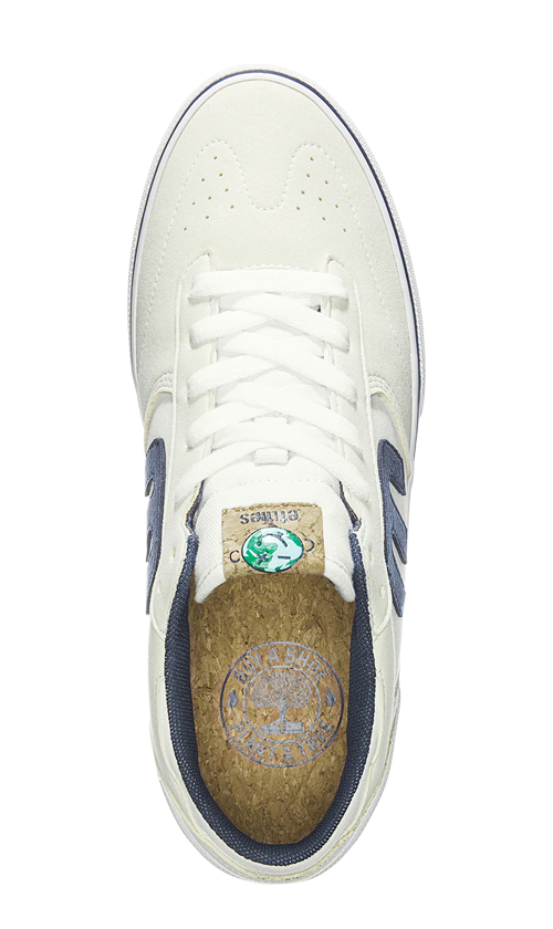 Etnies Windrow Vulc x Earth Day Men's Skateboarding Shoes - White & Blue | Eco-Friendly Sneakers for Casual Wear & Street Style
