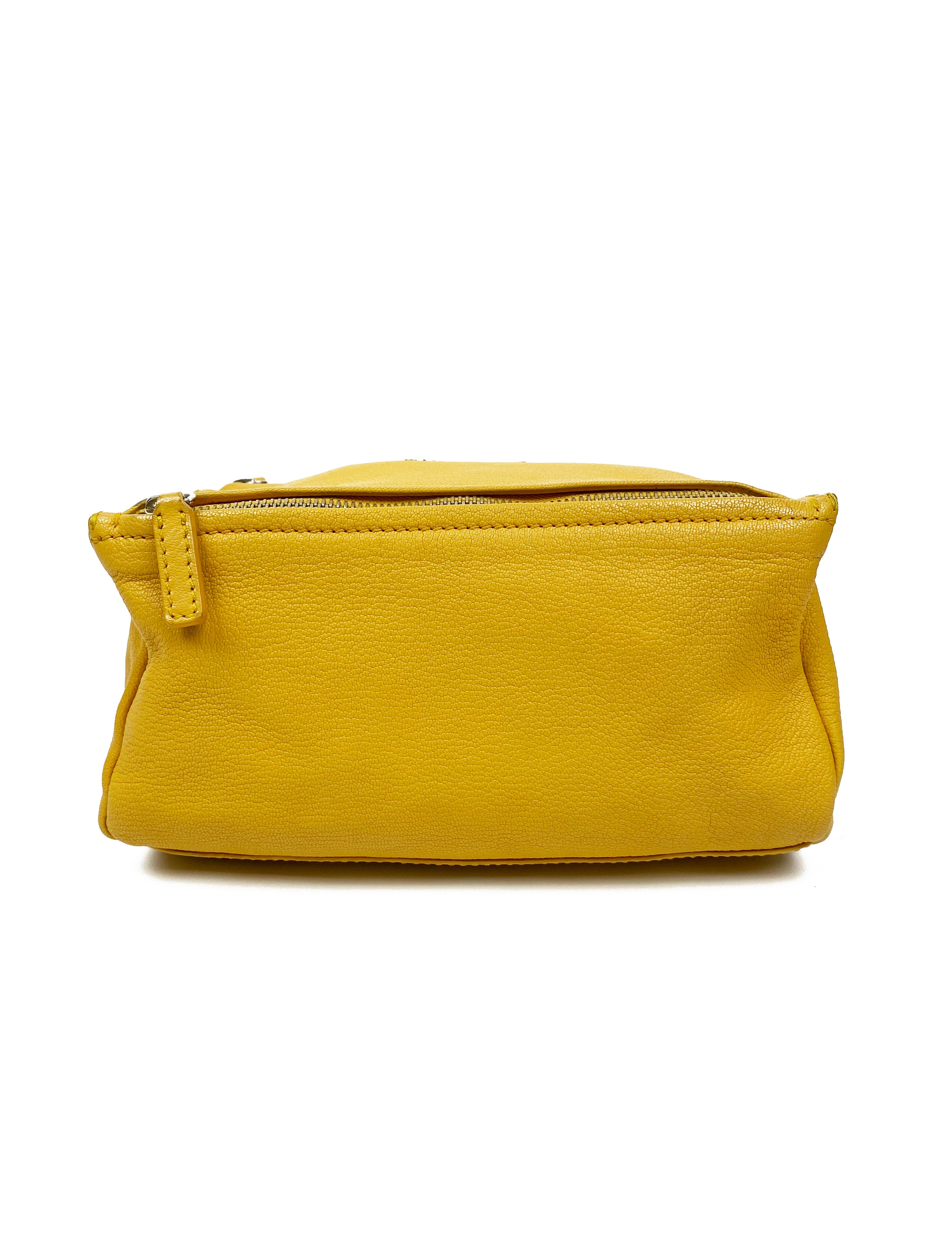 Givenchy Small Yellow Pandora Bag - Luxury Crossbody Handbag for Women | Perfect for Parties, Date Nights & Everyday Use