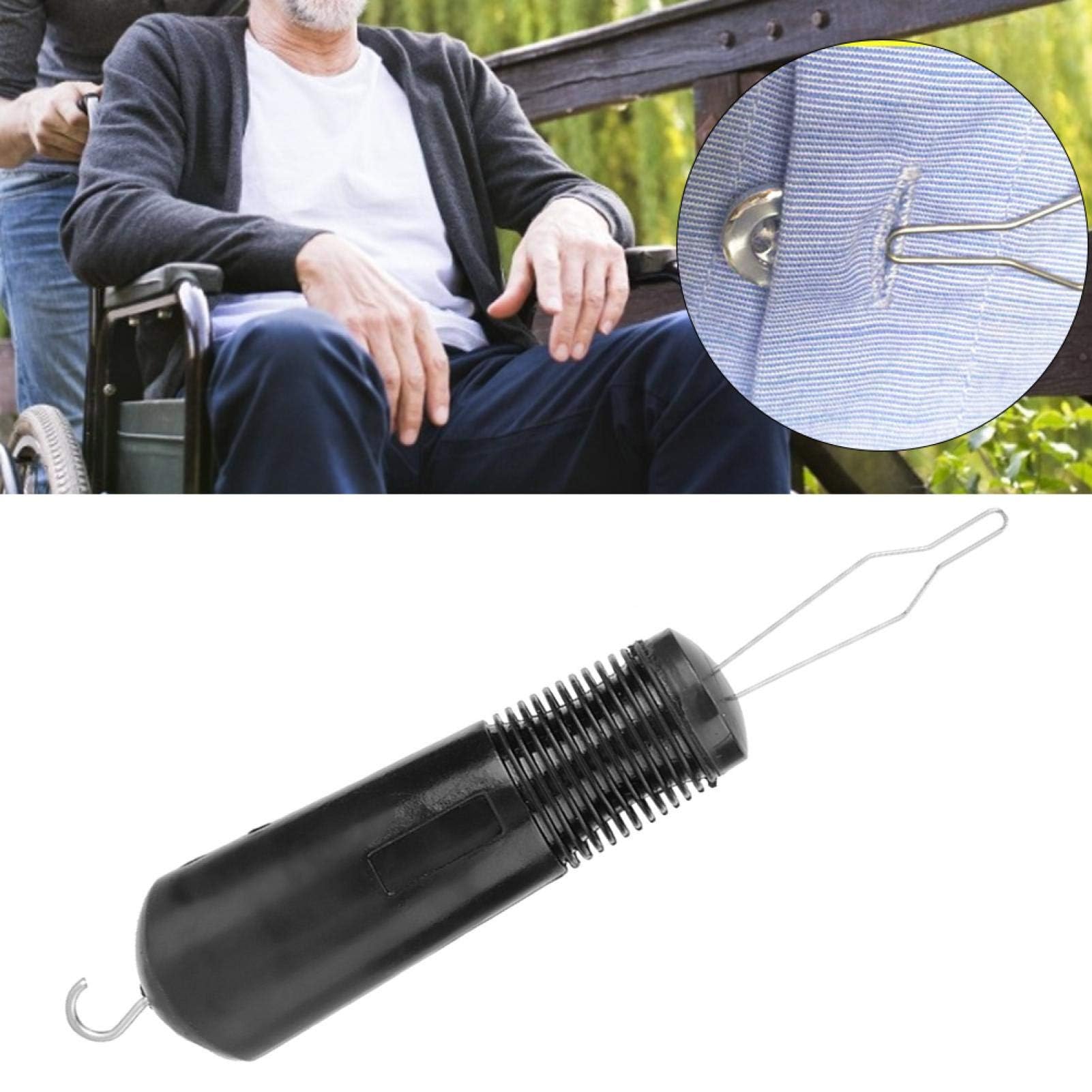 Button Hook and Zipper Pull Tool - Dressing Aid for Elderly & Arthritis Patients - Wedding Dress Button Helper - Adaptive Clothing Assist Device for Easy Dressing (Ideal for Seniors, Brides, and People with Limited Mobility)