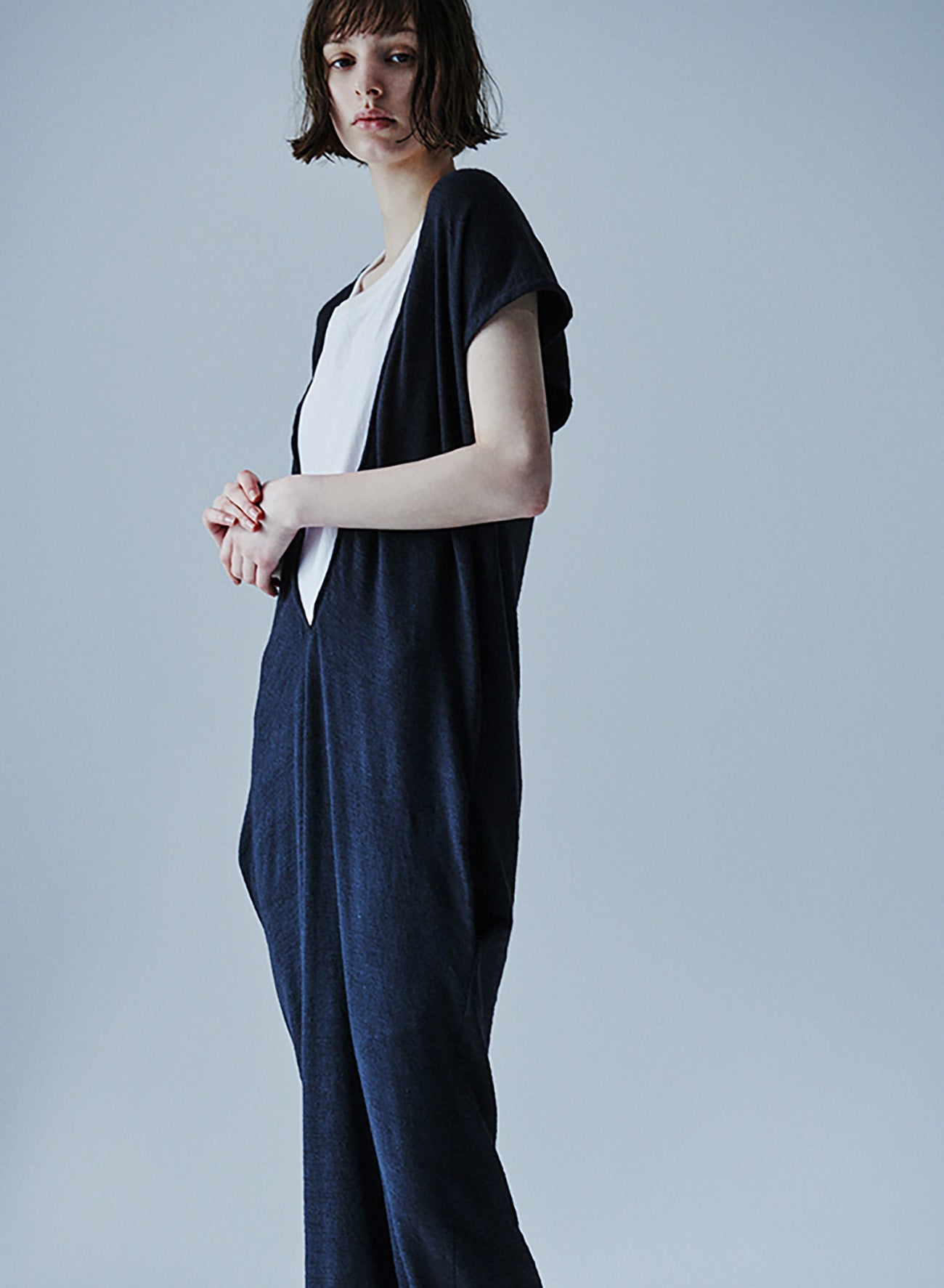 2/34Ry/Ny/Li12G1P Plain Stitch Layer Style Sleeveless Dress for Women - Summer Casual Wear, Beach Cover Up, Party Outfit