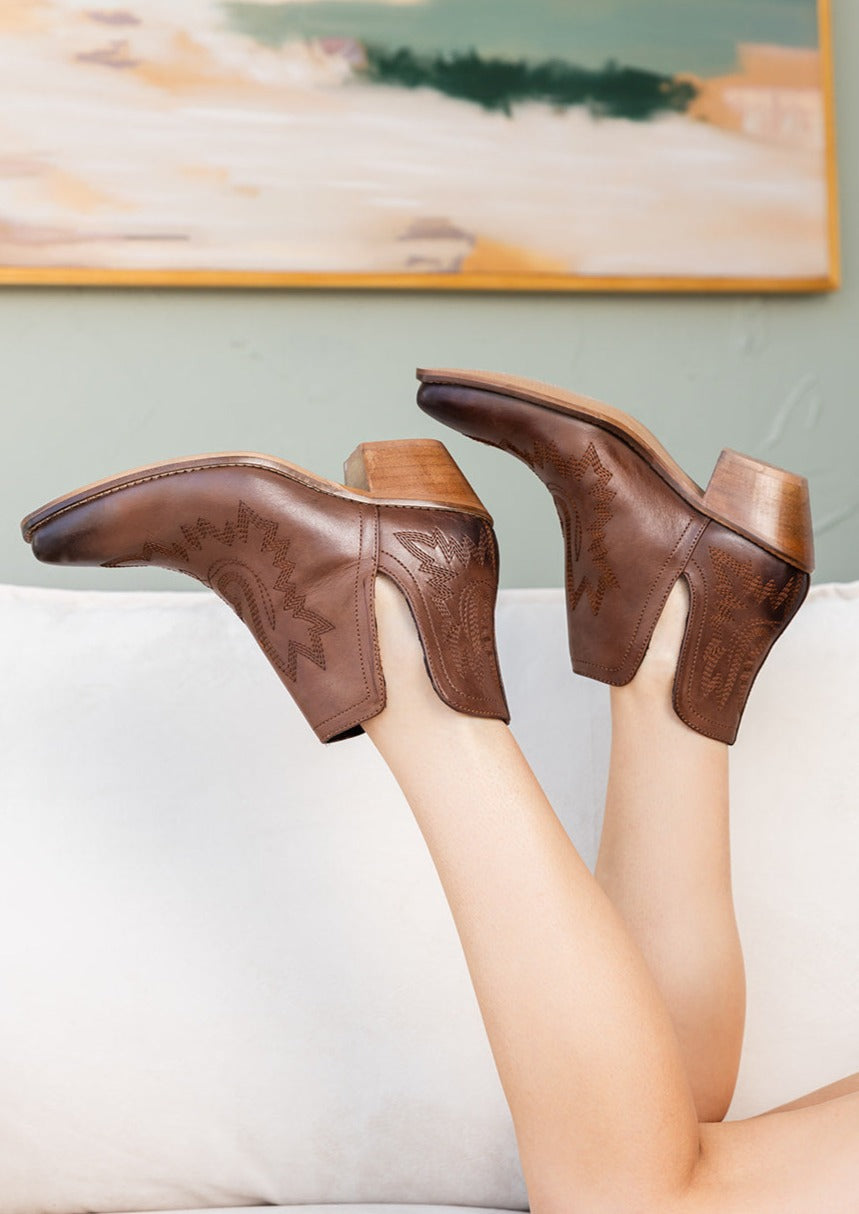 Stylish Brown Booties for Women - Comfortable & Trendy Footwear for Casual Outings, Work, and Everyday Wear