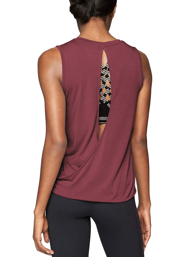 Women's Open Back Workout Tops - Mippo Athletic Yoga Shirts & Running Muscle Tank Tops for Gym, Fitness & Active Lifestyle