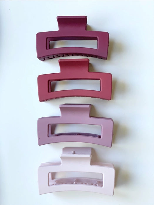 Medium Hair Claw Clip for Women - Strong Hold Hair Clips for Thick Hair - Perfect for Ponytails, Buns & Updos - Non-Slip Grip Hair Accessories for Daily Use, Workouts & Special Occasions