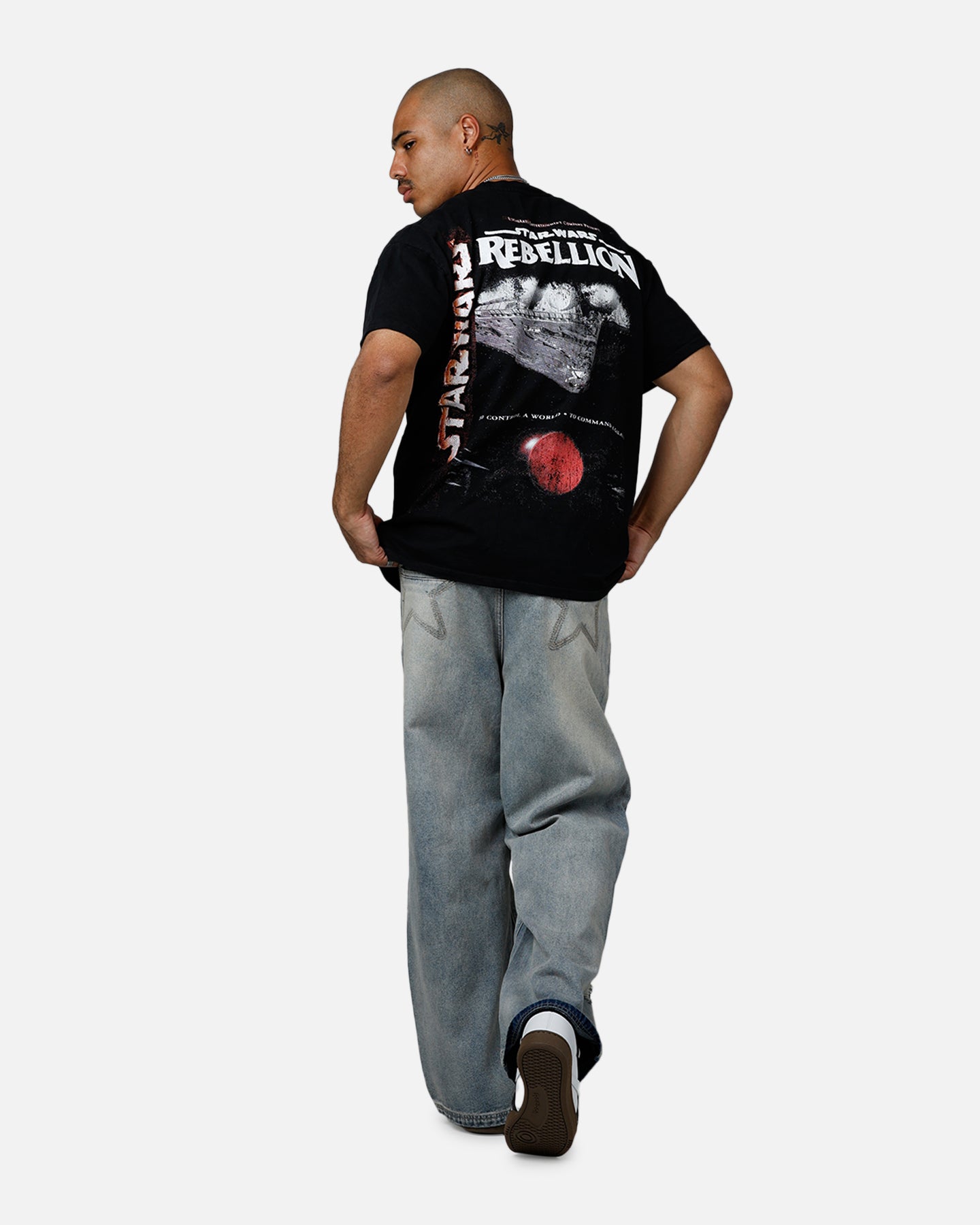 Star Wars Battlefront Rebellion Heavyweight T-Shirt - Black | Officially Licensed | Men's Graphic Tee for Gaming & Cosplay | Perfect for Fans & Collectors