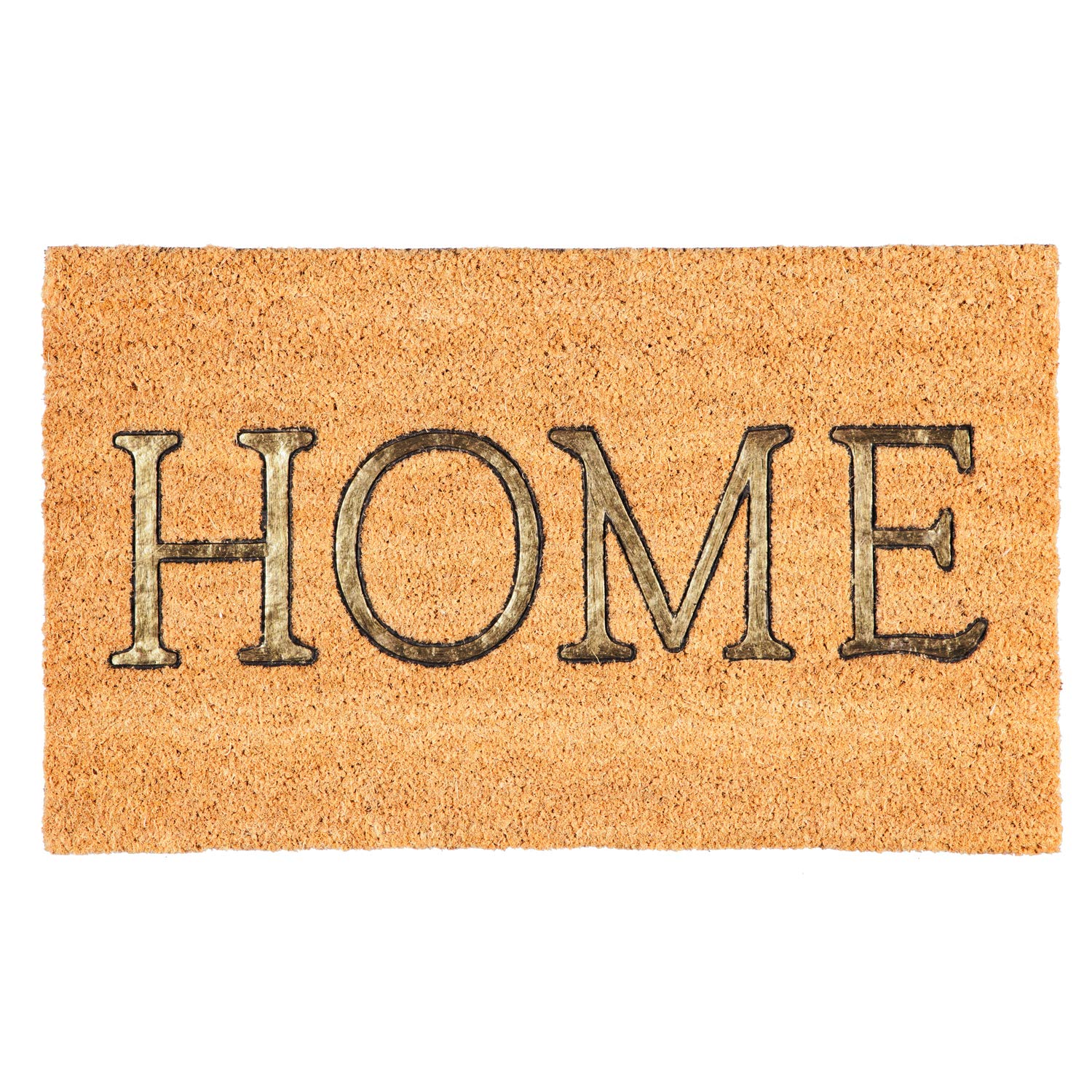 Evergreen Flag Indoor/Outdoor Doormat - Non-Slip Rubber Backing & Coir Fiber Surface - Perfect for Front Door, Patio, Deck, and Garden Decor - All-Weather Home & Yard Accessory