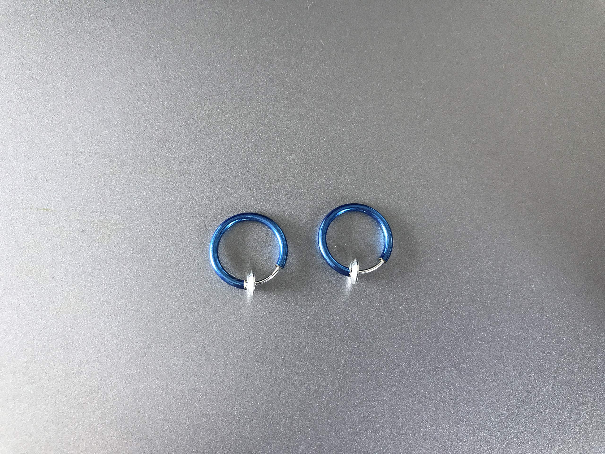Magical Clip-On Fake Septum Nose Ring - Spring Action Non-Piercing Lip Cartilage Tragus Jewelry - Perfect for Costume Parties, Halloween & Alternative Fashion
