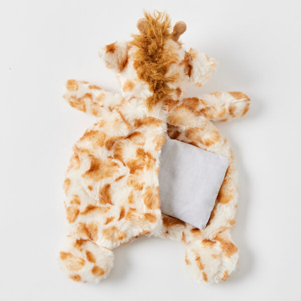 Warm Hugs Plush Heat Pack - Soft Giraffe-Shaped Heating Pad for Pain Relief & Comfort | Perfect for Cold Weather, Muscle Soreness & Stress Relief