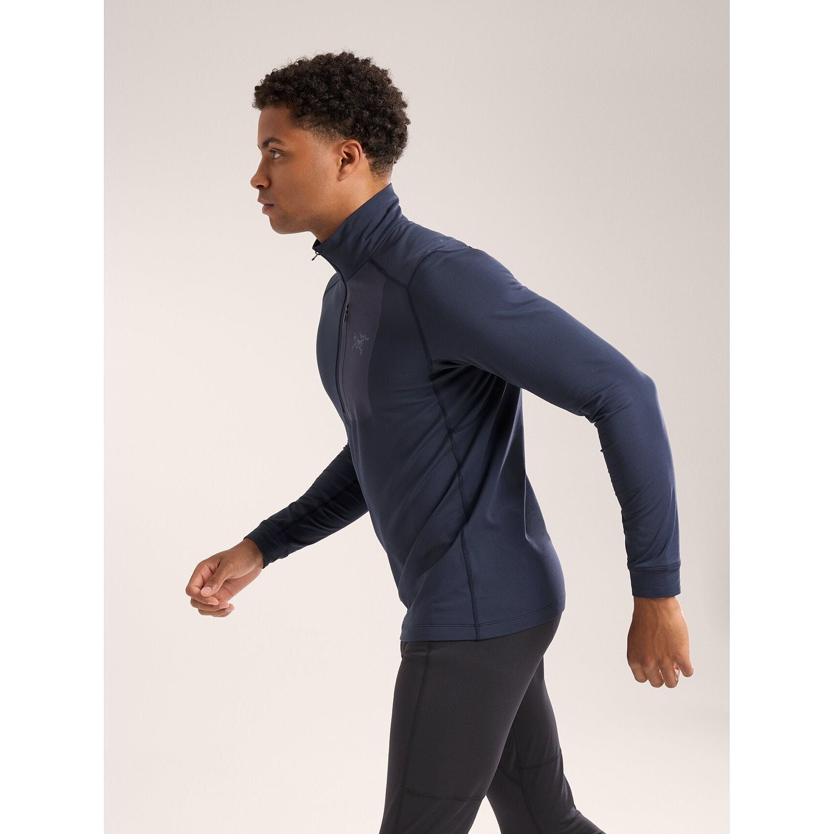 Arc'teryx Men's Rho LT Zip Neck Base Layer - Lightweight Merino Wool Thermal Shirt for Hiking, Skiing & Outdoor Activities
