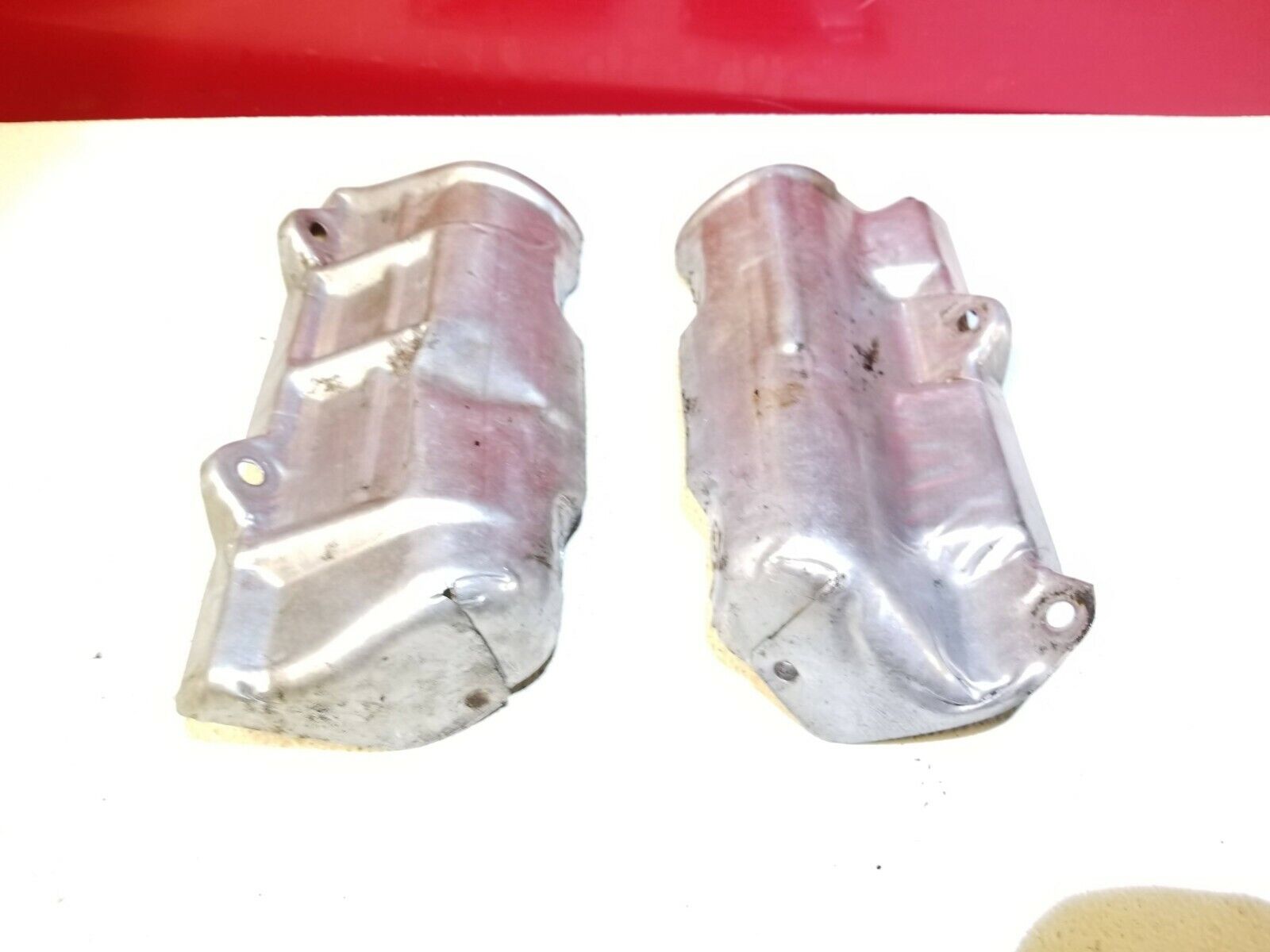 03 04 05 06 Audi A4 B6 3.0L Exhaust Manifold Heat Shield Pair OEM Replacement - Perfect for Engine Protection & Performance Upgrade
