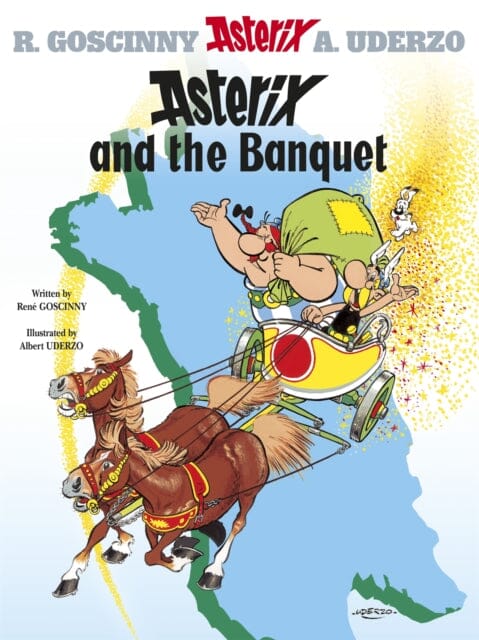 Asterix and The Banquet: Album 5 by Rene Goscinny - Classic French Comic Book for Kids & Adults - Perfect for Gifts, Collectors, and Comic Lovers
