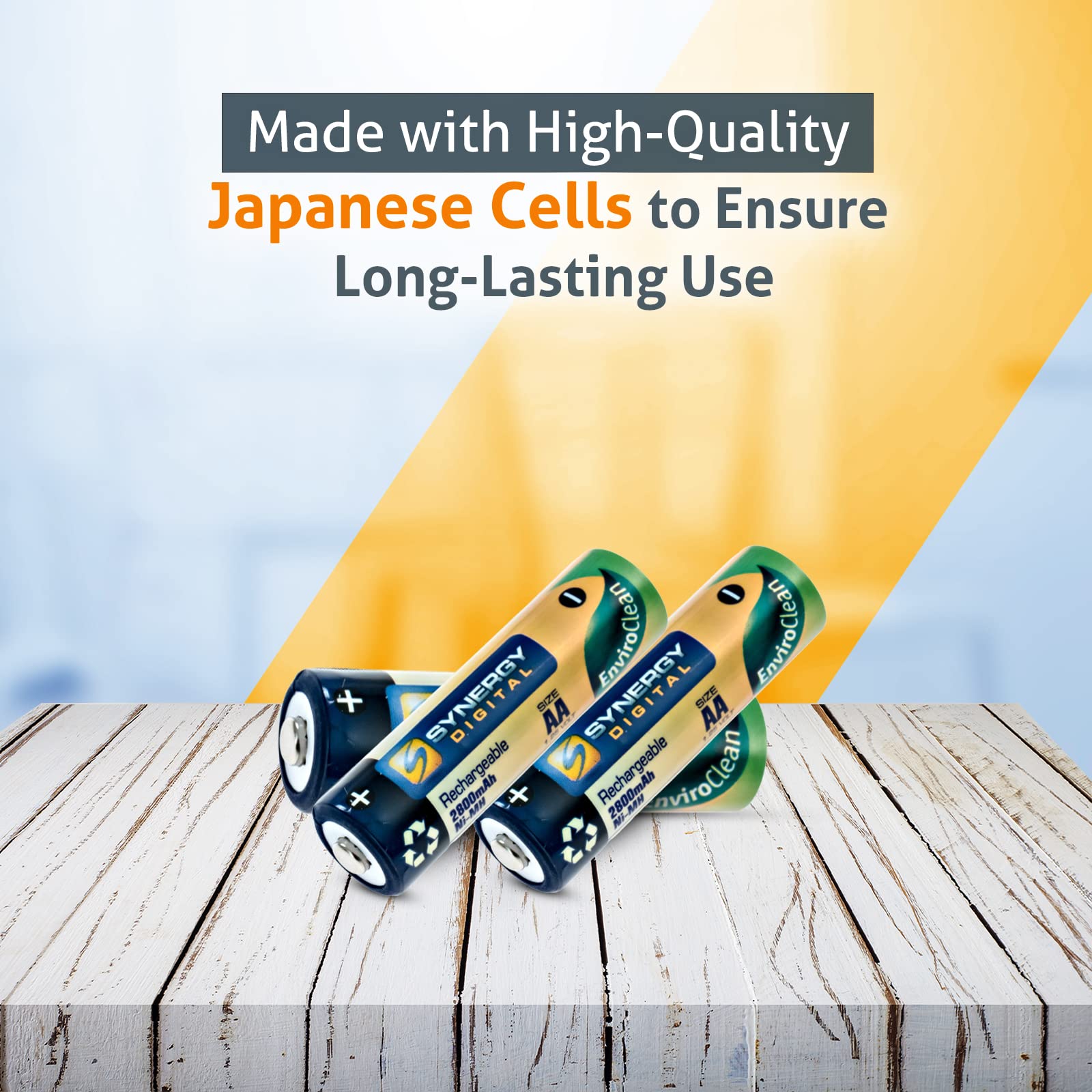 Synergy Digital Cordless Phone Batteries - 5-Pack Ni-MH AA Rechargeable Batteries (1.25V, 2800mAh) for AT&T CLP99586 Phone | Ultra High Capacity | Perfect for Home & Office Cordless Phones