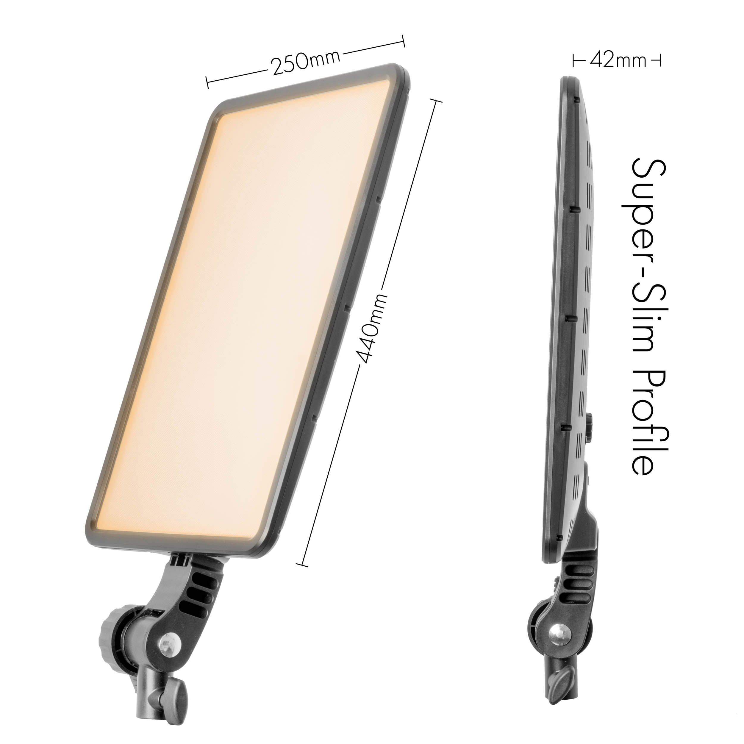 GLOWPAD350D Ultra Slim & Soft LED Panel with 272 LEDs - Perfect for Photography, Makeup Vanity & Home Decor Lighting