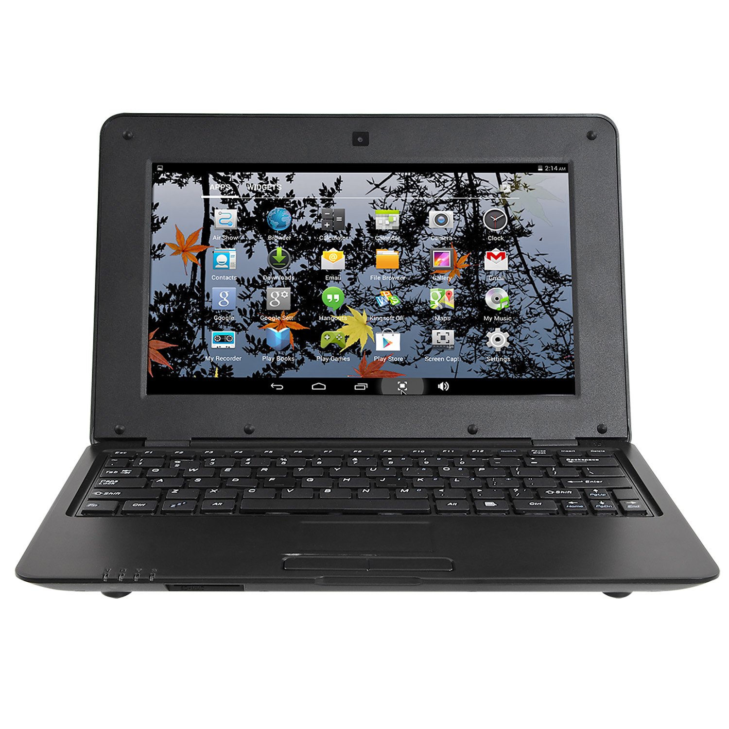 Bigmachine 10.1 Inch Portable Laptop - Quad Core Processor, 8GB RAM, Android 6.0 OS, Lightweight Mini PC with WiFi & Webcam - Perfect for Netflix, YouTube, Web Browsing & Remote Work (Black)