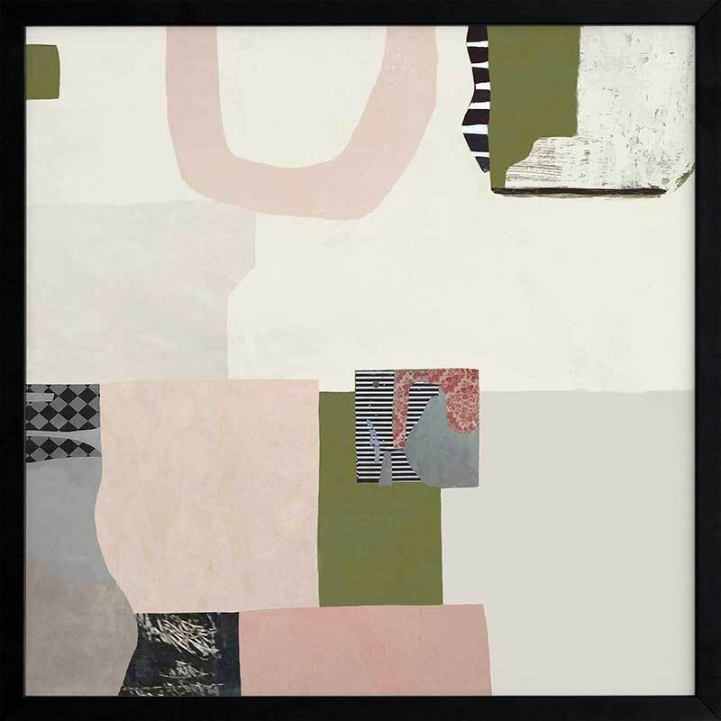 Cubist Art Print Framed - Modern Abstract Wall Decor for Living Room, Office & Gallery | Ready to Hang