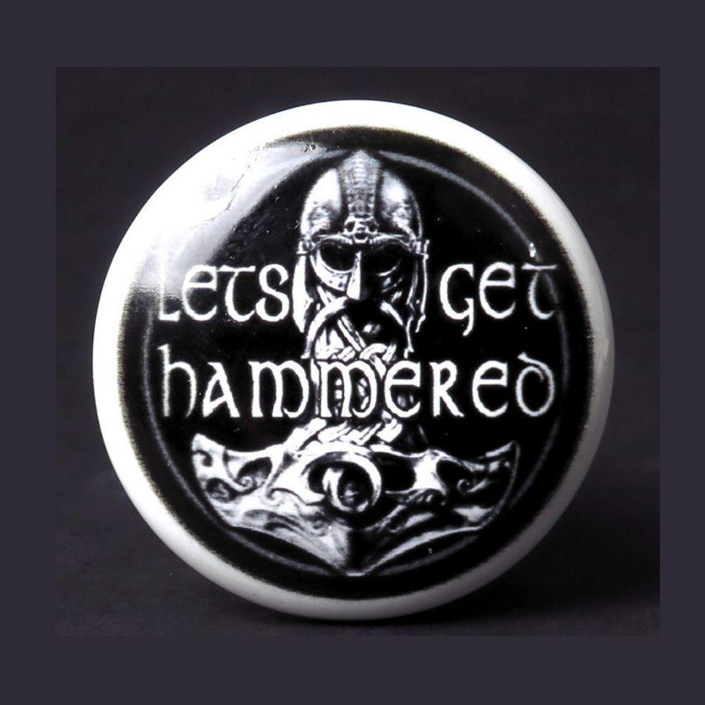 Premium Wine Bottle Stopper - Lets Get Hammered Cork Seal for Champagne & Liquor Bottles - Perfect for Parties, Gifts & Home Bar Accessories