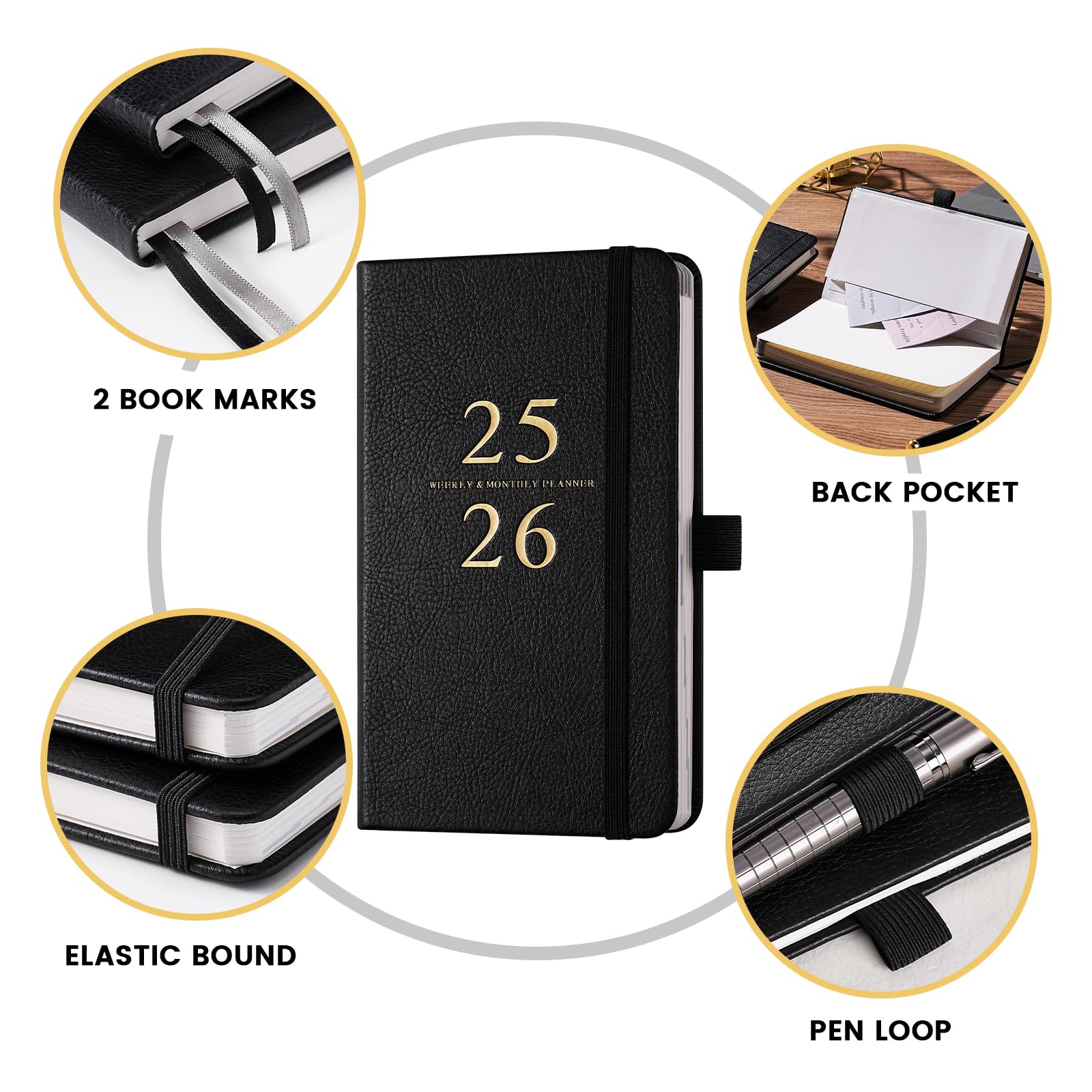 2025-2026 Academic Pocket Planner - July 2025 to June 2026 | 6.3
