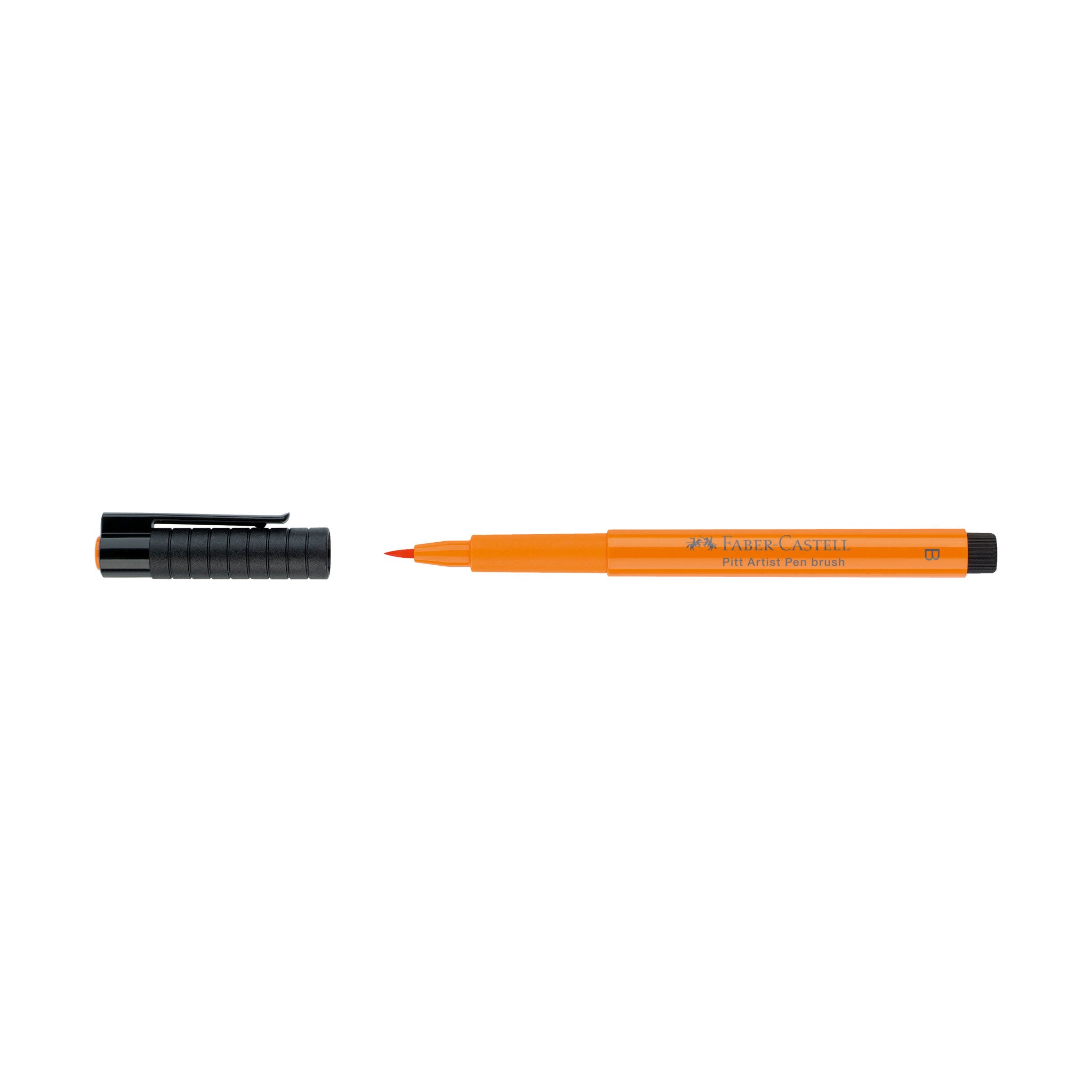 Pitt Artist Pen Brush #113 Orange Glaze - Professional Waterproof Ink Brush Marker for Calligraphy, Illustration & Sketching - Perfect for Artists, Designers & Crafters