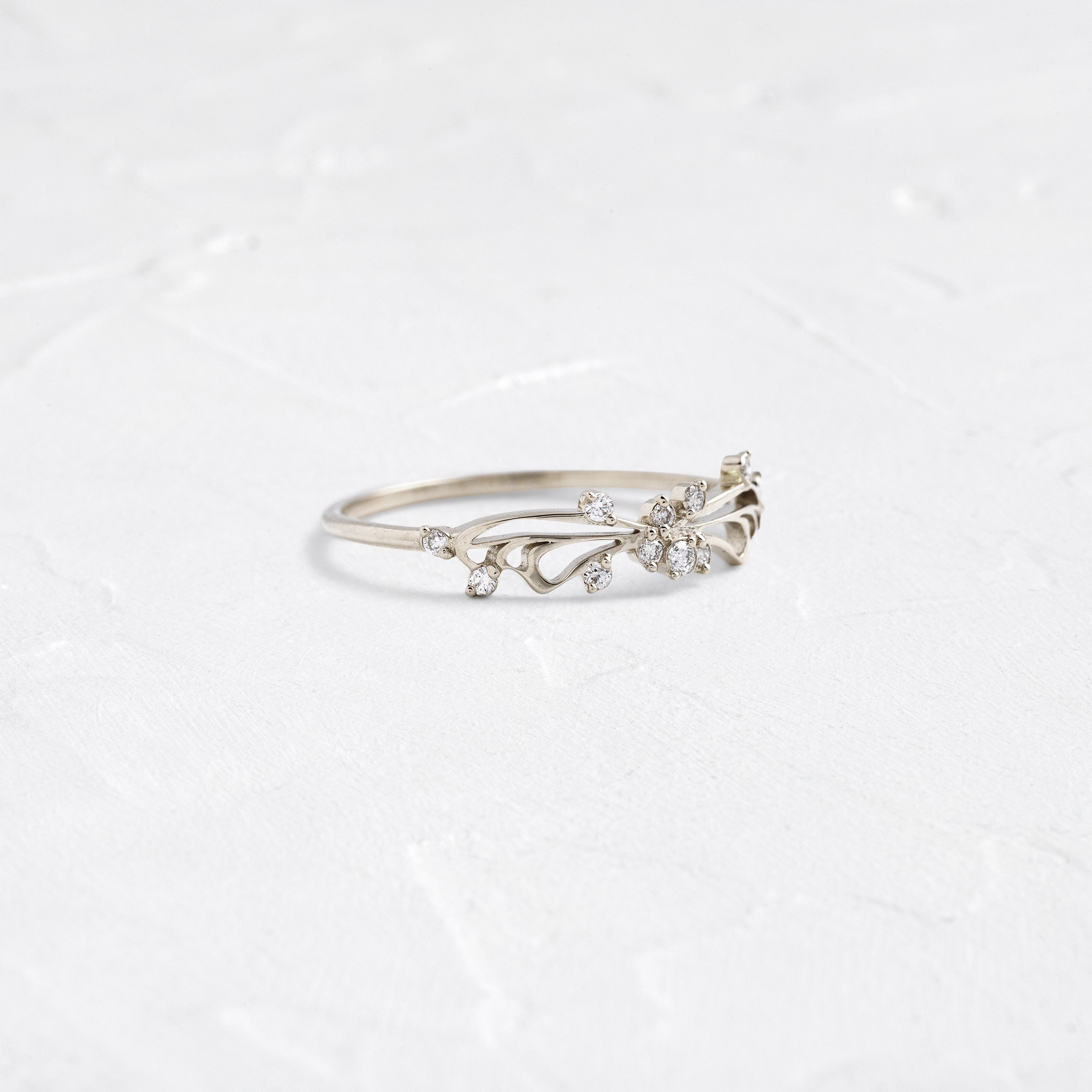 Diamond Small Changes Ring - Elegant Adjustable Stackable Ring for Women, Perfect for Everyday Wear, Gifts & Special Occasions