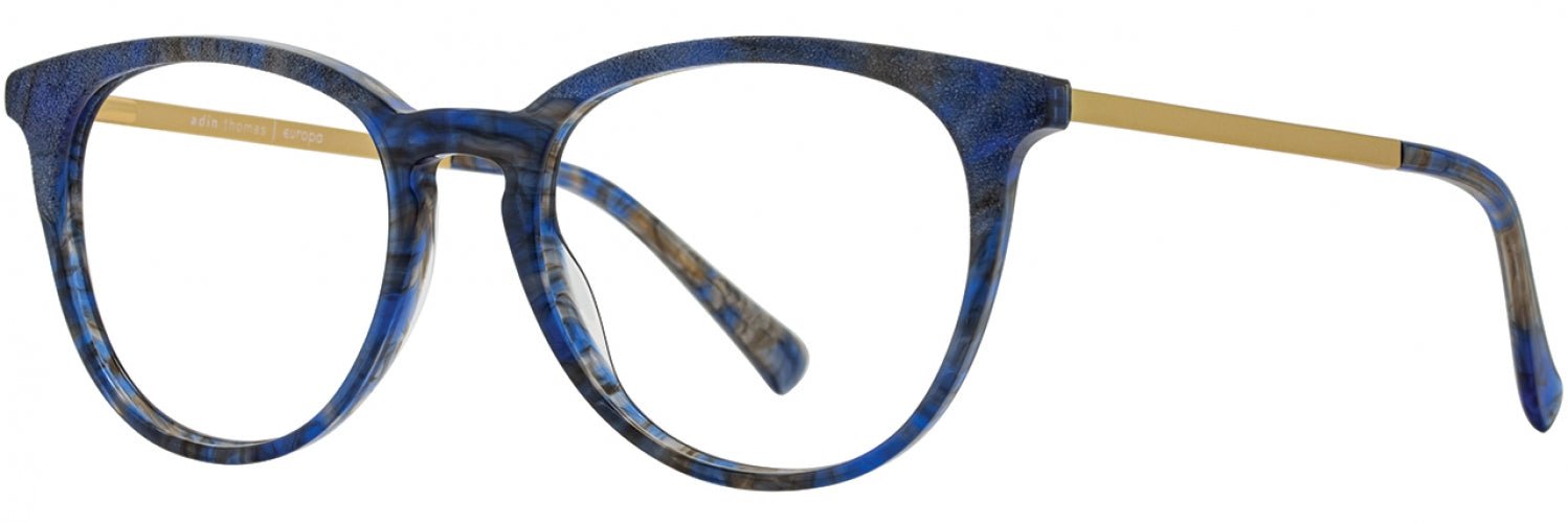 Adin Thomas AT442 Eyeglasses - Lightweight Metal Frame Glasses for Men & Women, Classic Retro Style, UV Protection, Perfect for Reading, Working & Daily Use