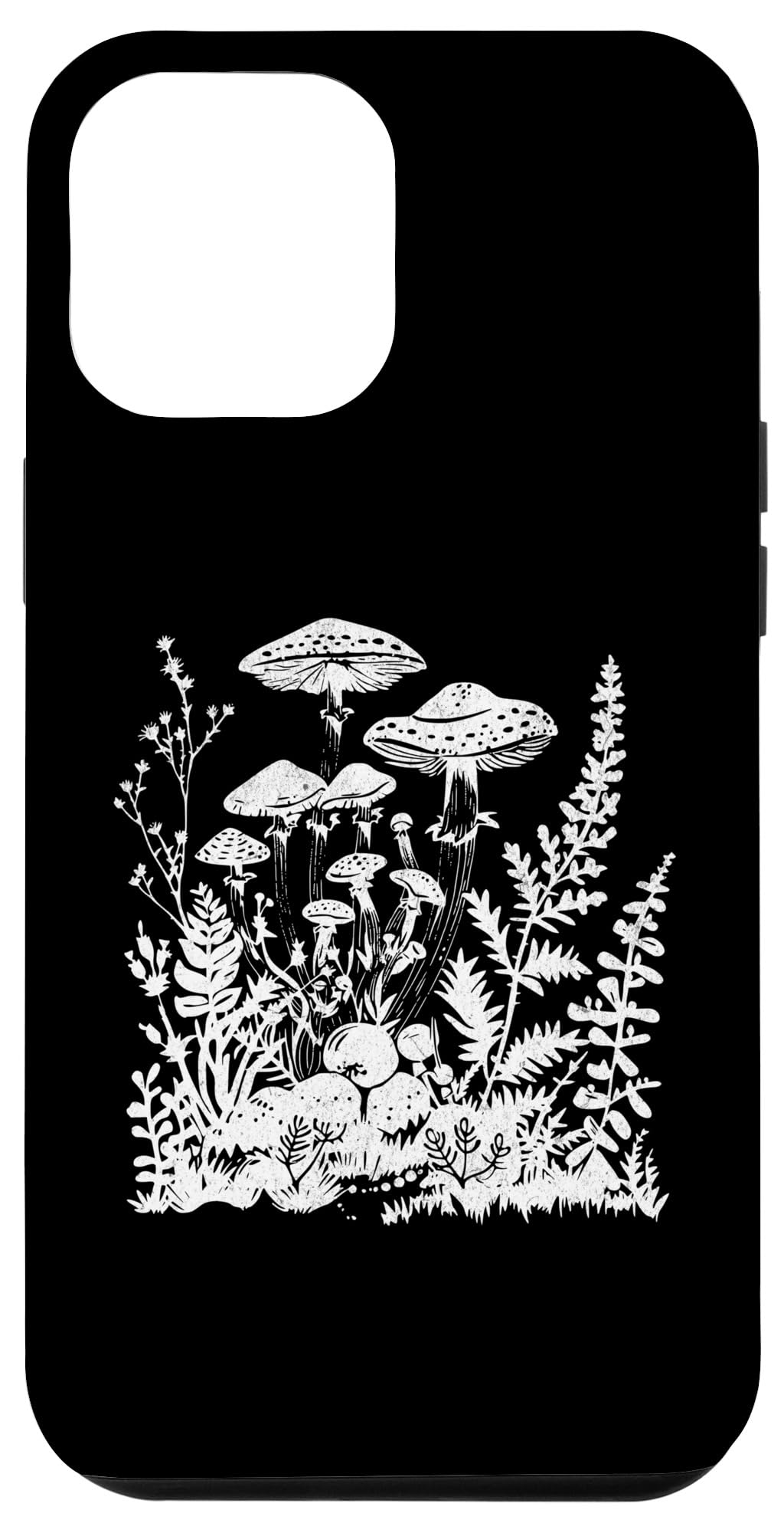 iPhone 15 Pro Max Case - CottageCore Nature Design with Mushroom & Woods Pattern, Eco-Friendly Green Protective Cover for Outdoor Adventures & Nature Lovers