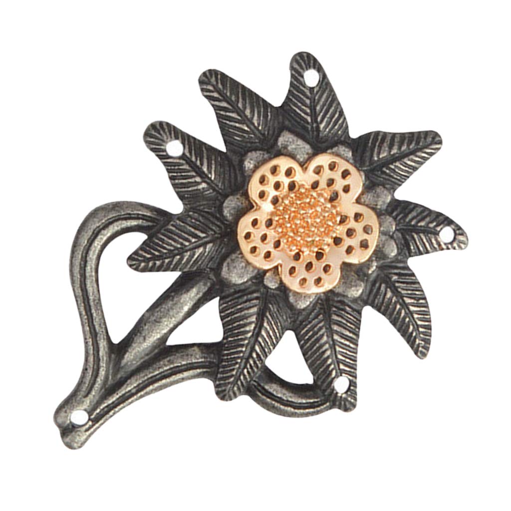 Edelweiss Brooch Pin Jewelry - Elegant Lapel Pin for Party & Holiday Gifts