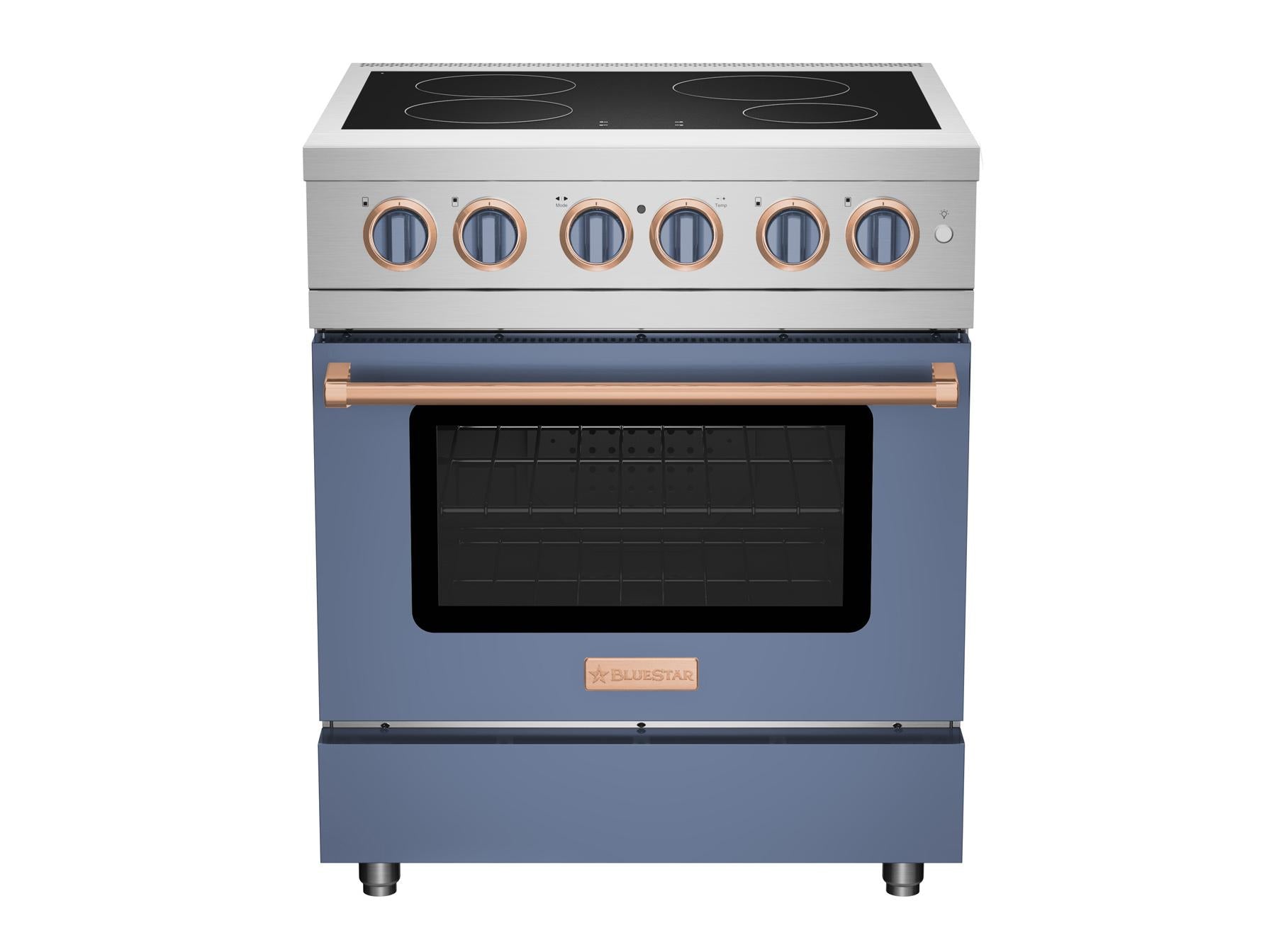 Bluestar BSIR30 30 Inch Induction Range - Professional Gas Stove for Home Kitchen, High Efficiency Cooking with Precise Temperature Control | Perfect for Baking, Searing & Large Family Meals