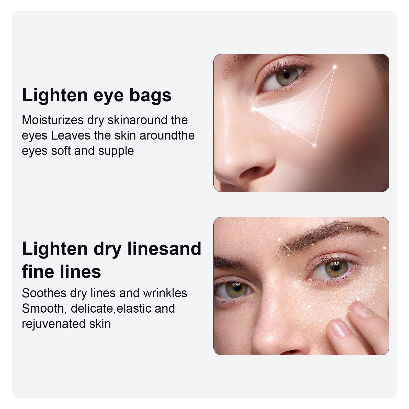 Verfons Snake Venom Firming Eye Cream for Bags & Wrinkles - Anti-Aging Eye Treatment, Instant Puffiness Reducer, Dark Circle Corrector - Perfect for Morning & Night Skincare Routine (2-Pack)