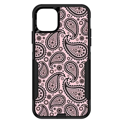 Black & Pink Paisley On Black Case
